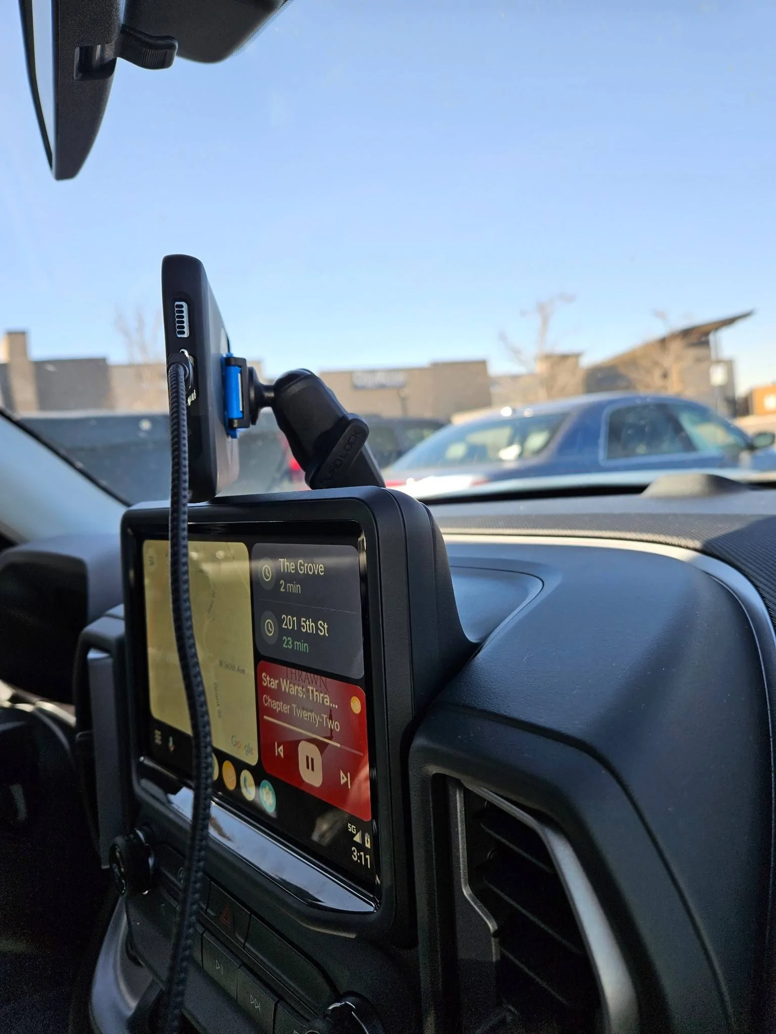 Ford Bronco Sport Ram mount for iPhone IMG_20230406_153616