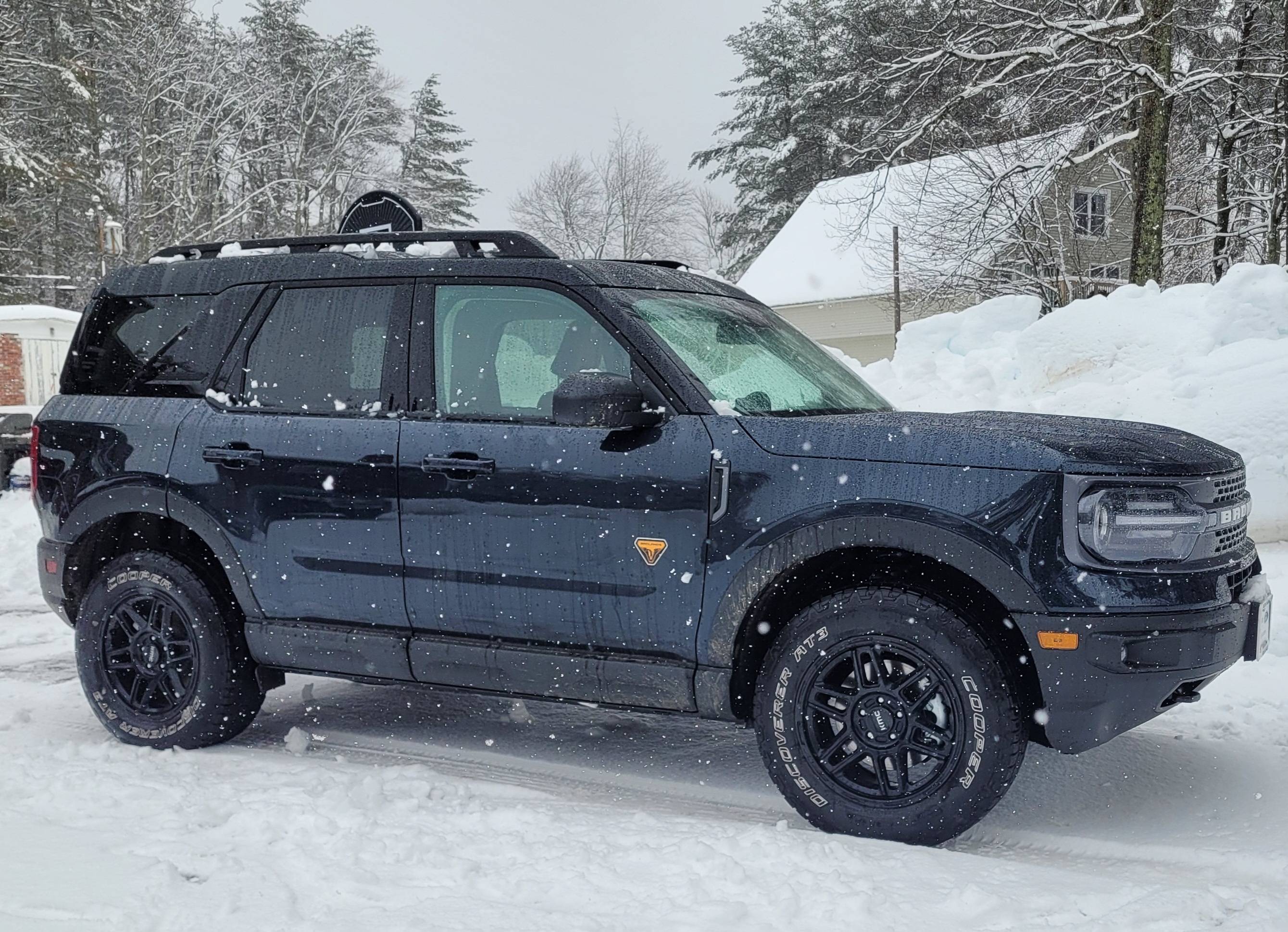 Ford Bronco Sport Largest tire size on 2021 BS Big Bend -- with and without lift kit? 20230304_123223