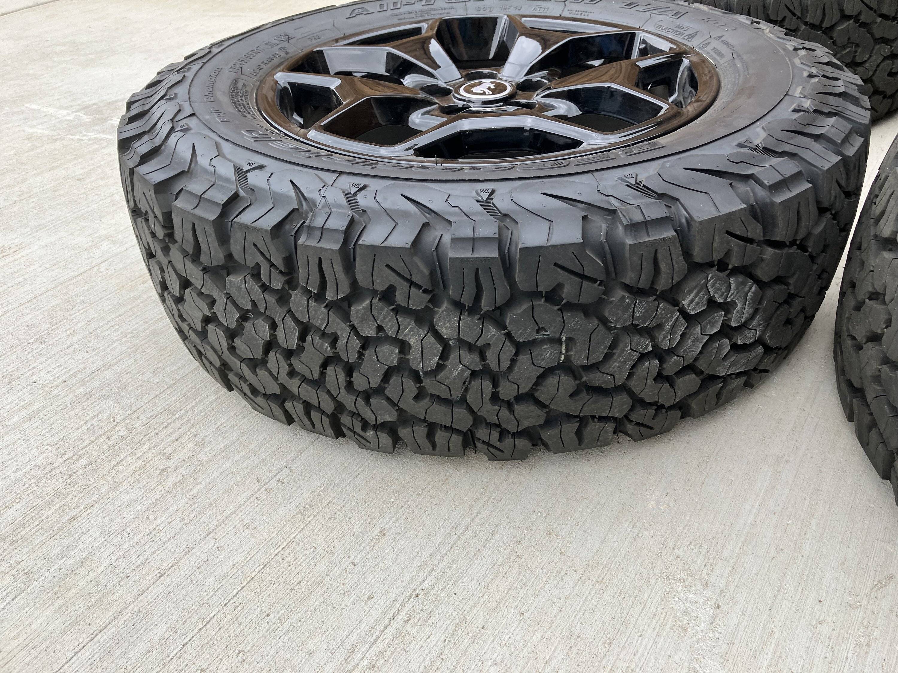 Ford Bronco Sport Ford Bronco sport first edition black wheels with bfg k02 245/65/r17 tpms sensors 1700 obo IMG_1658[1].JPG