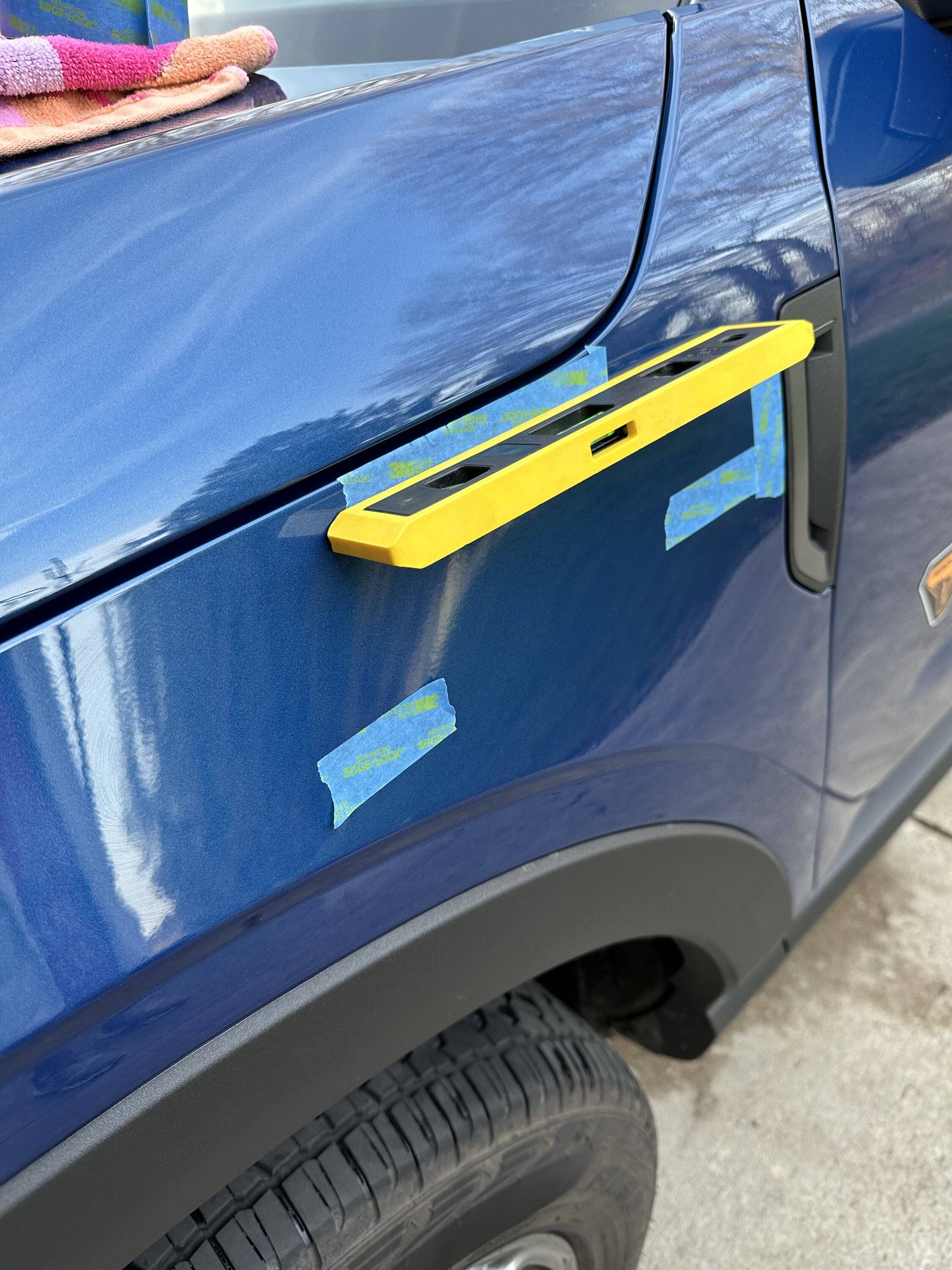 Ford Bronco Sport Bronco script emblem installed IMG_6983