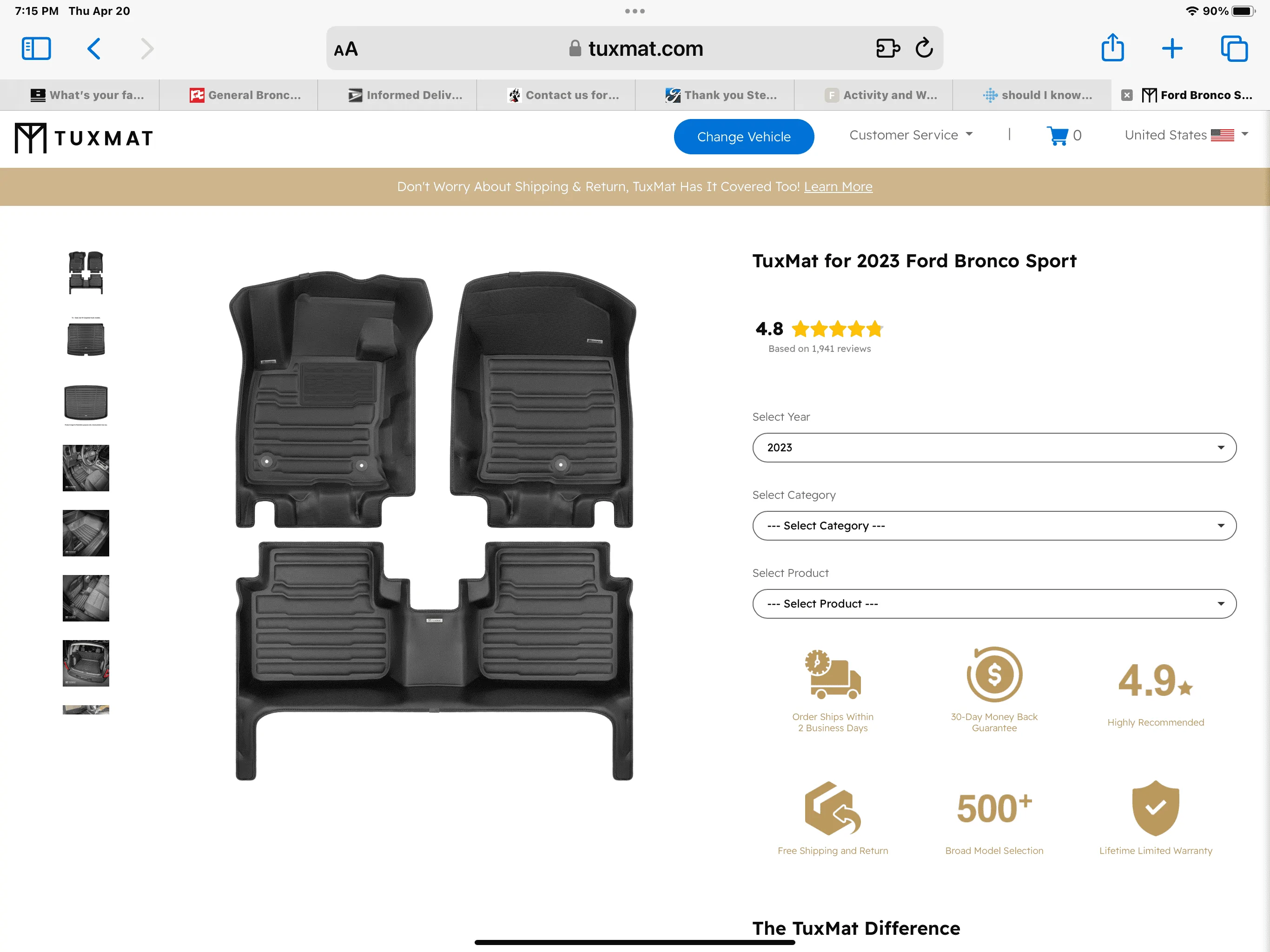 Ford Bronco Sport What’s your favourite non-Ford part you’ve added to your BS? IMG_4173