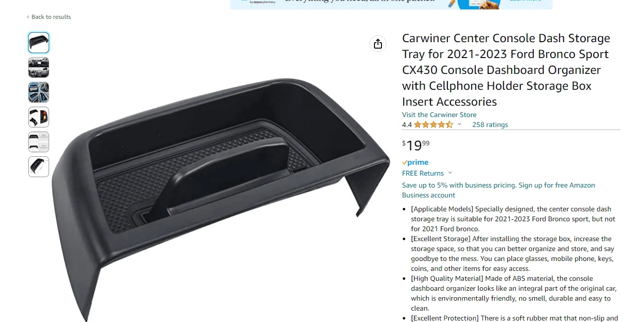 Ford Bronco Sport What’s your favourite non-Ford part you’ve added to your BS? 1682079048876