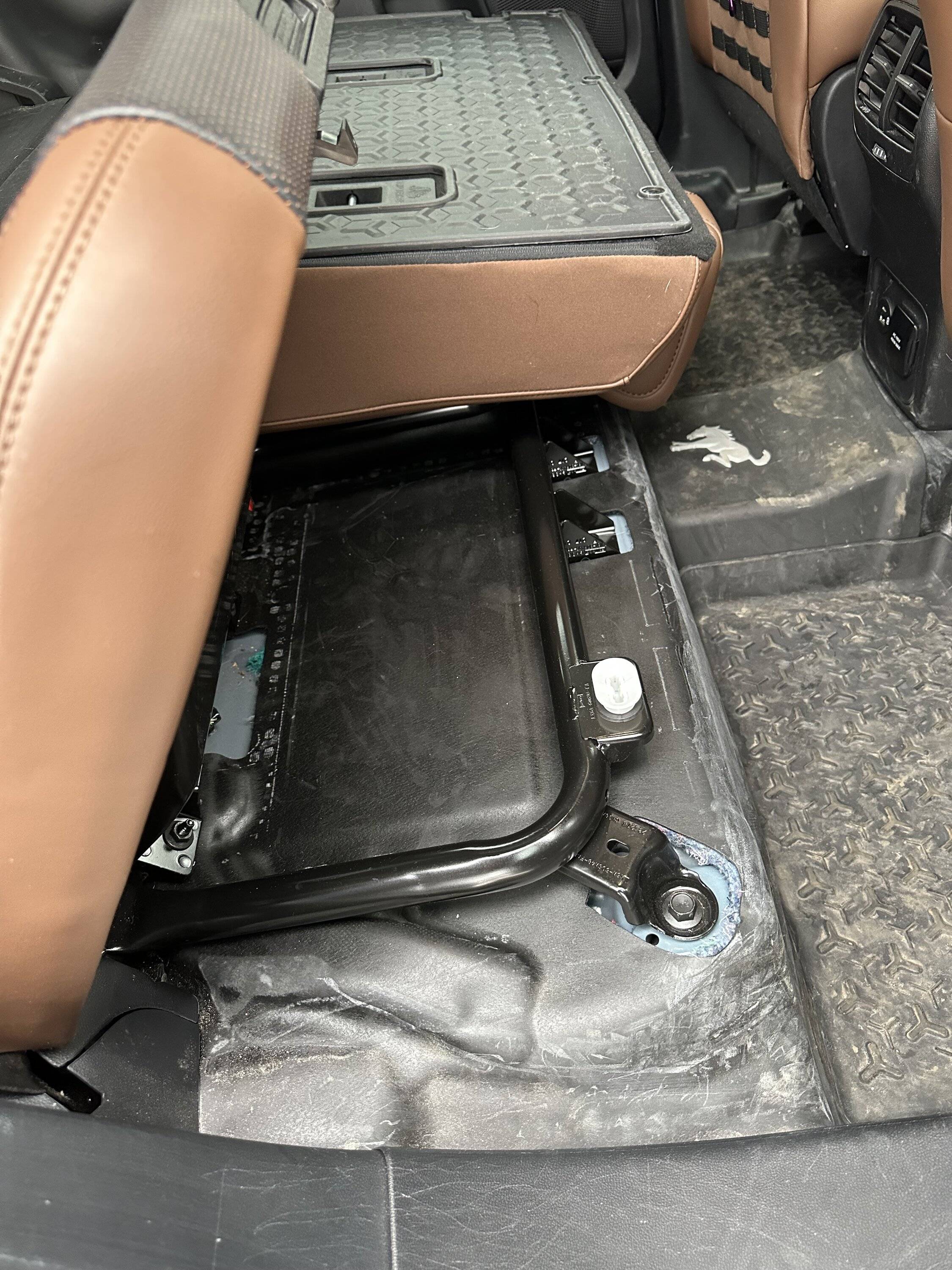 Ford Bronco Sport Remove Rear Bench Seat From Bronco Sport - How-To IMG_9066