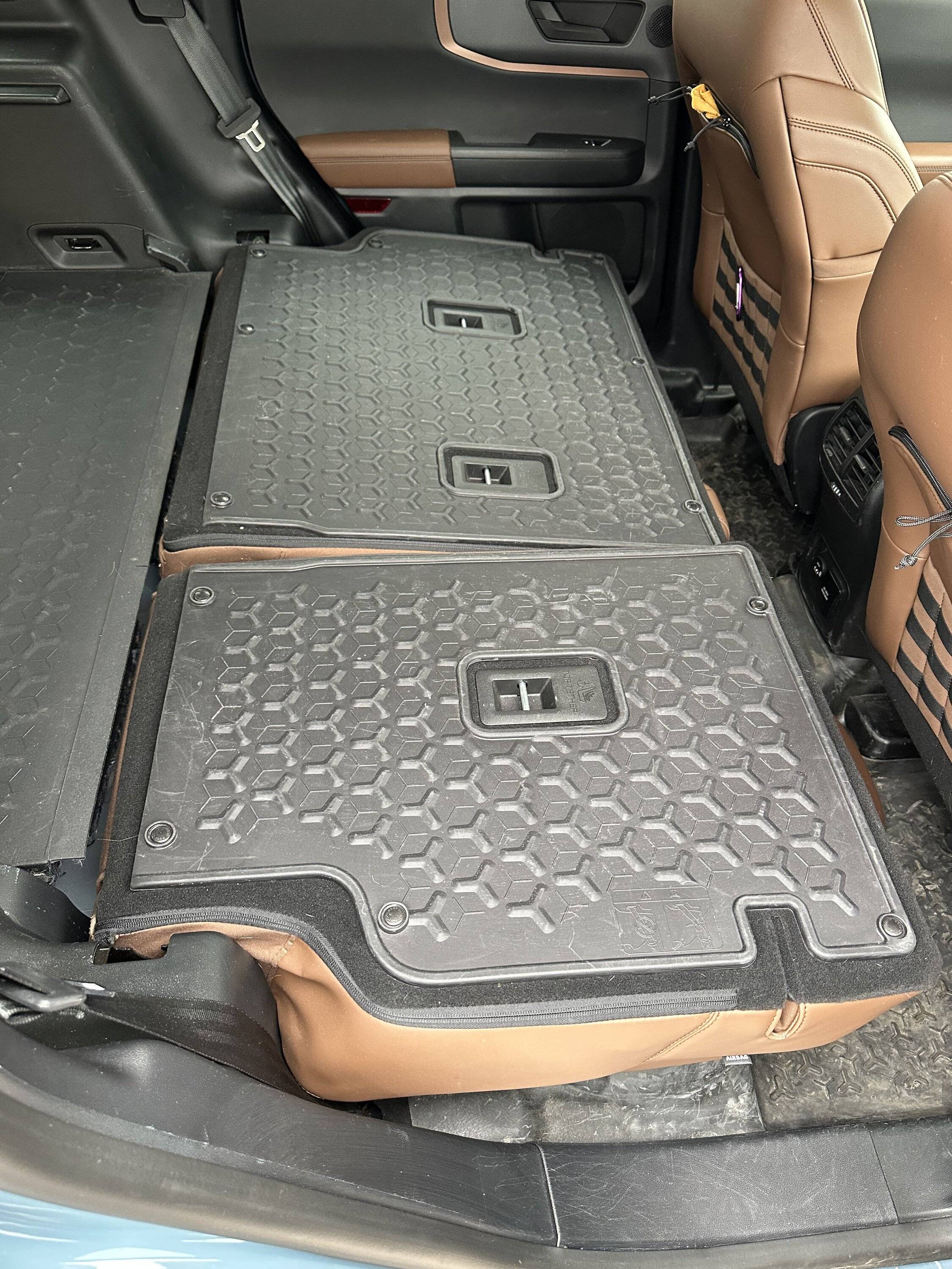 Ford Bronco Sport Remove Rear Bench Seat From Bronco Sport - How-To IMG_9063