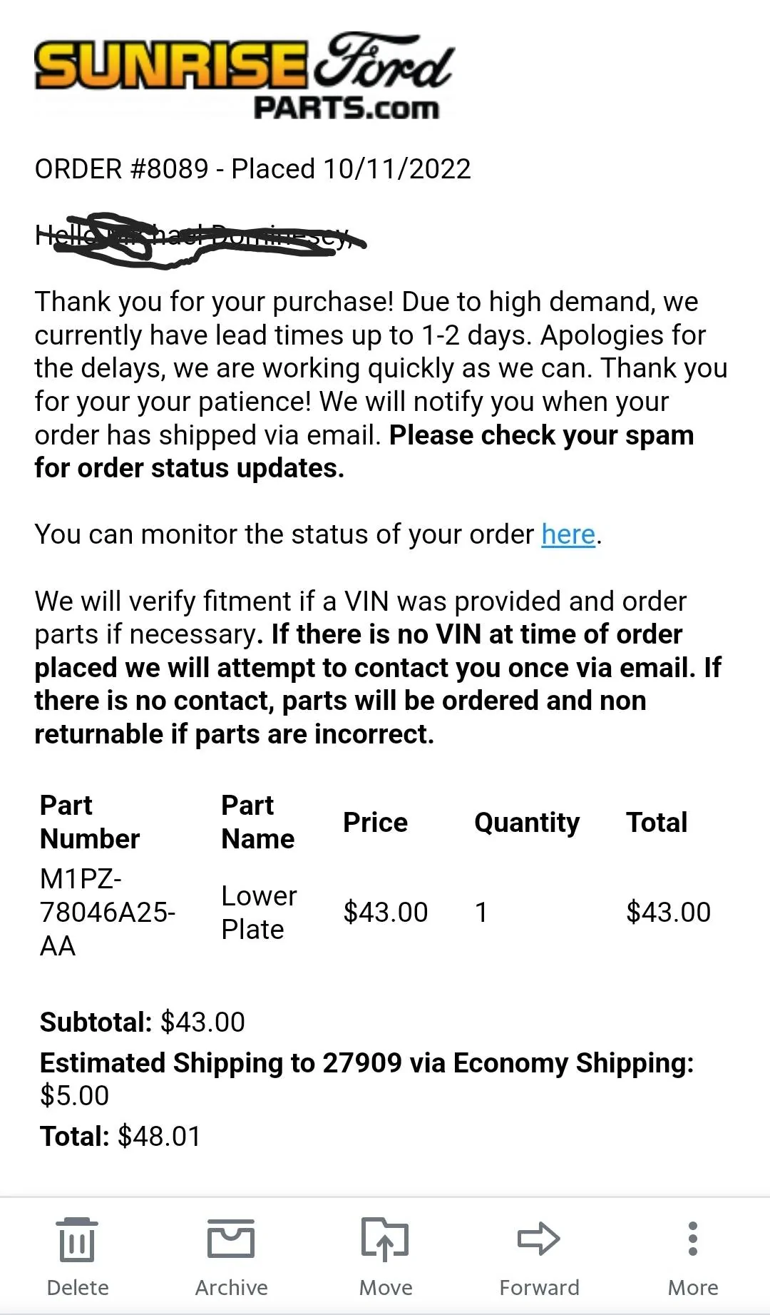 Ford Bronco Sport 1.5 Engine Cover is Now Obsolete !!! 2023 Screenshot_20230513_155506_Yahoo Mail