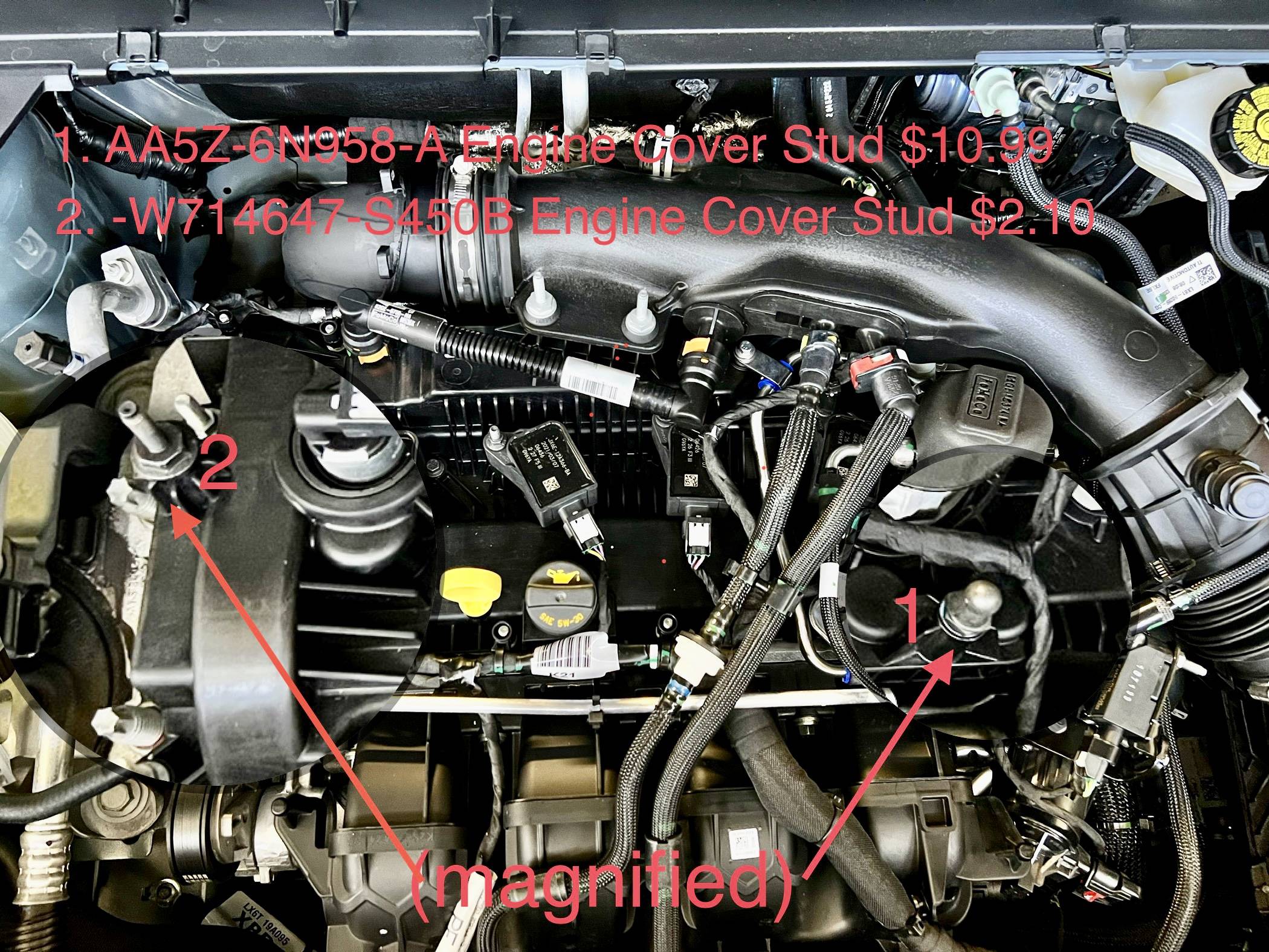 Ford Bronco Sport Engine cover or hood  insulation? 1684076809828