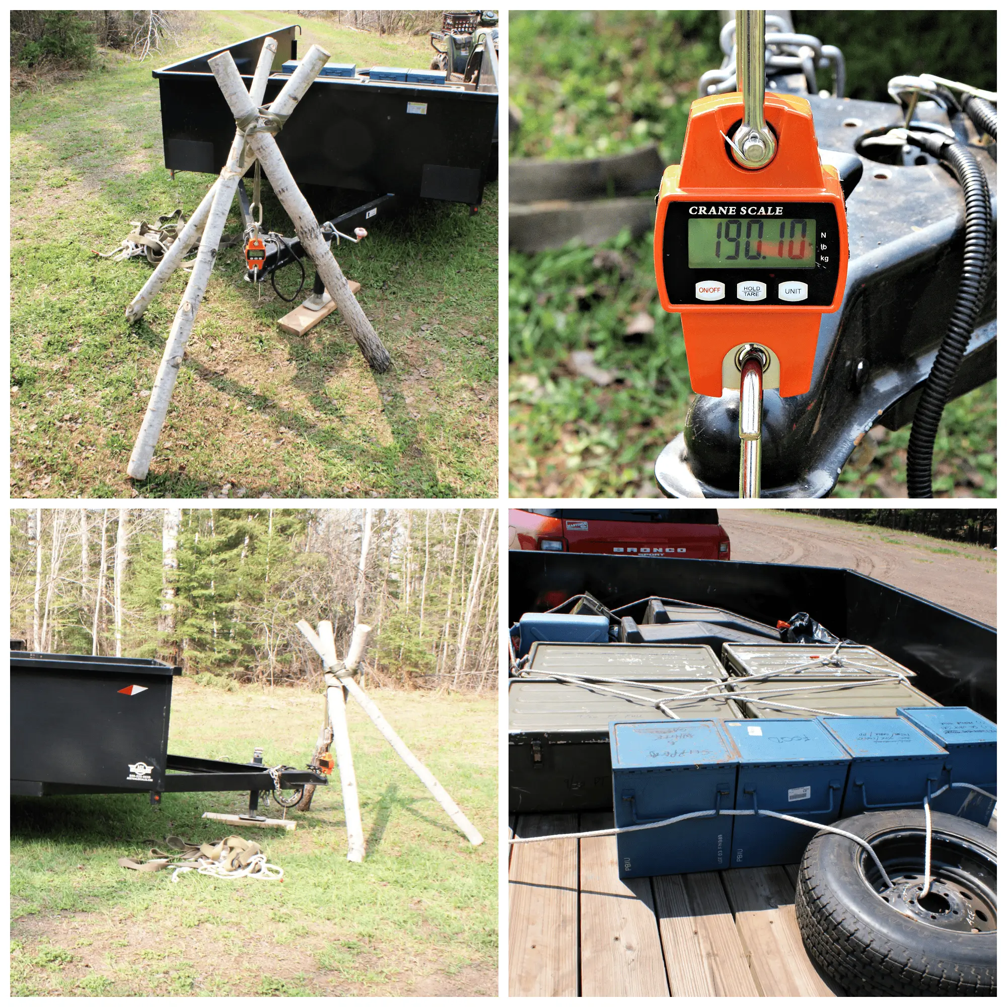 Ford Bronco Sport Tongue weight crane scal