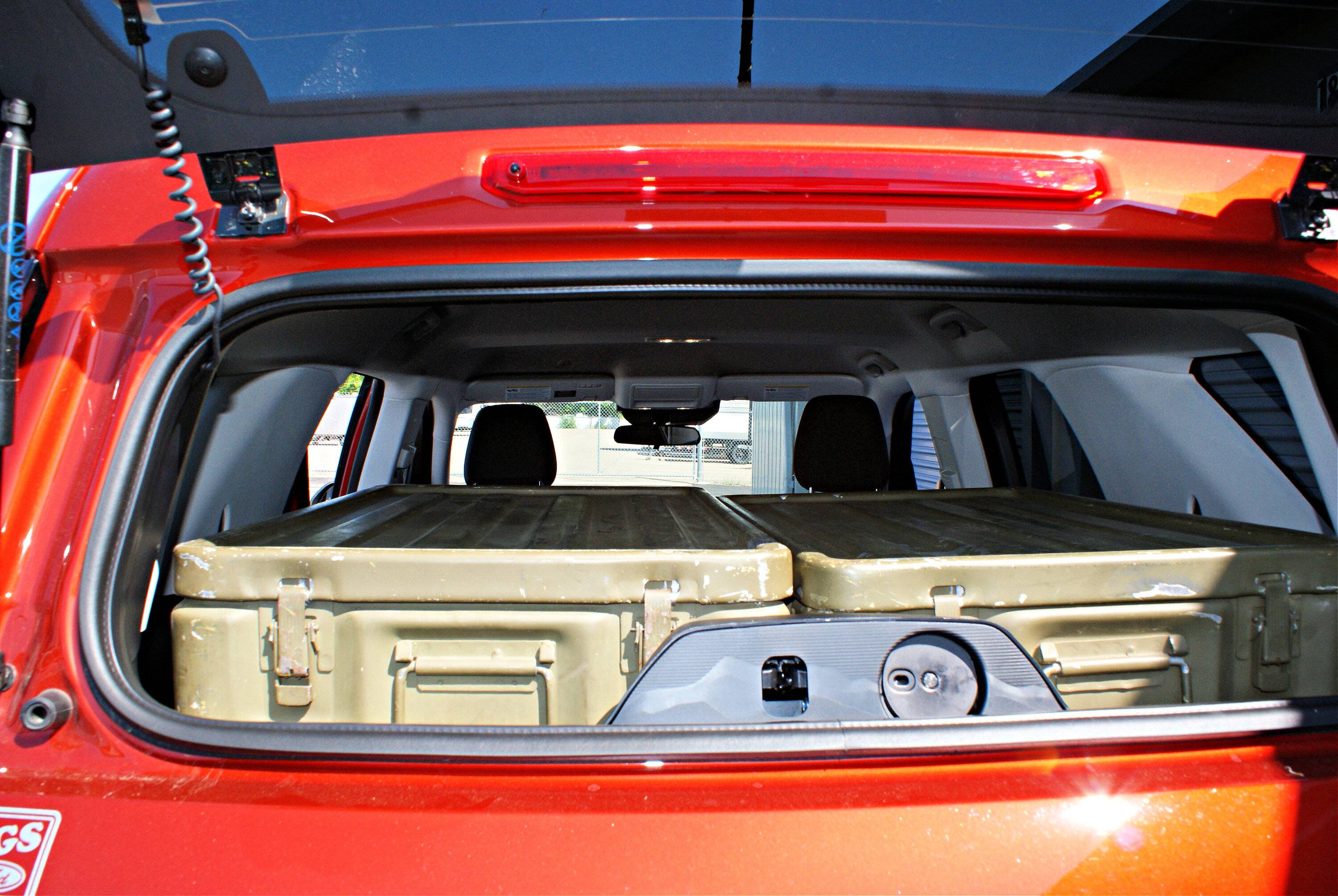 Ford Bronco Sport MASH medical containers fit perfectly. DSC01424pm
