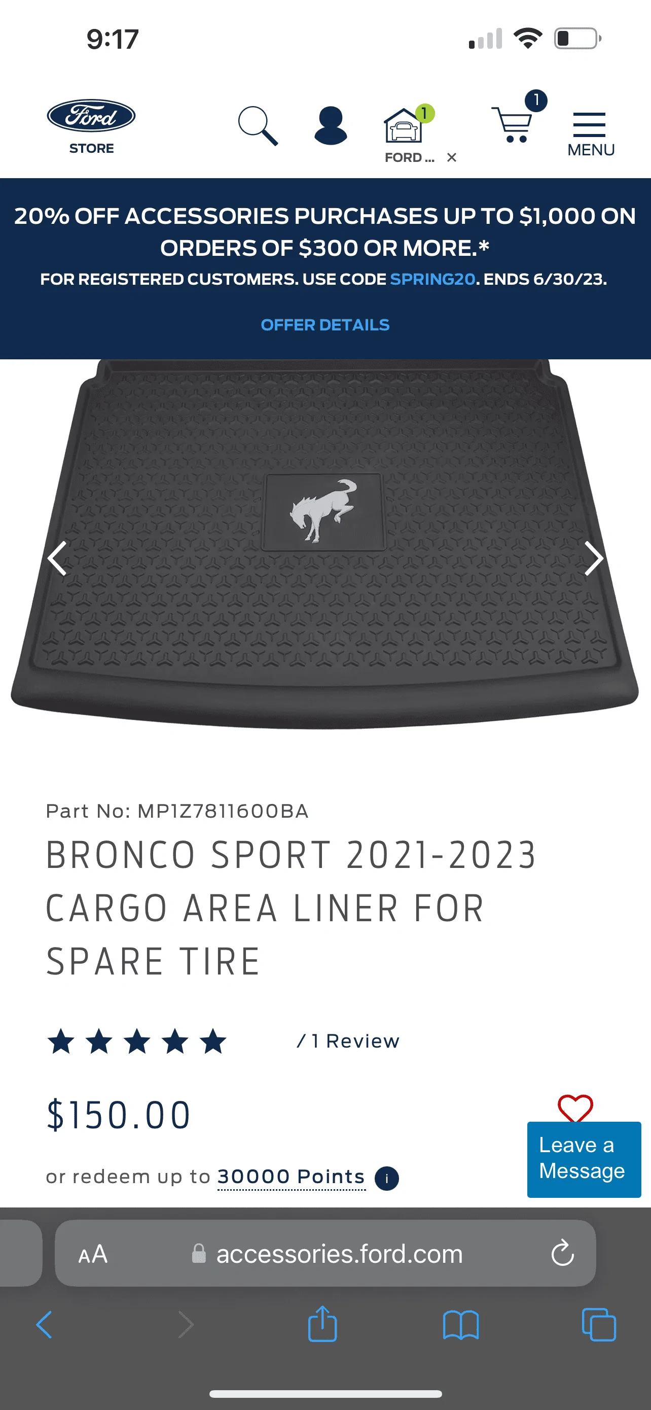 Ford Bronco Sport Quick question about the cargo mat/liner IMG_3352