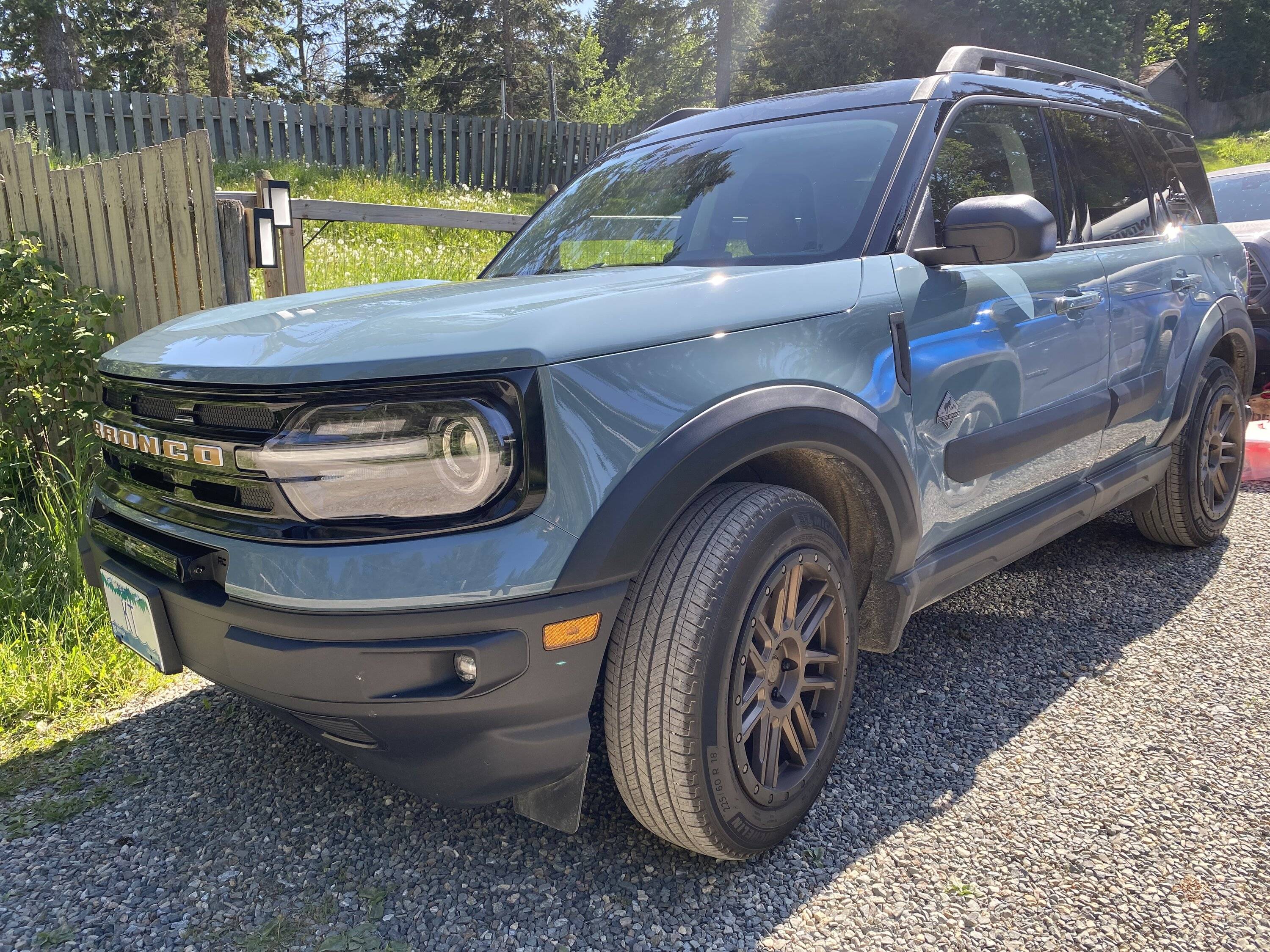 Ford Bronco Sport Oracle LED Grille "Bronco" Lettering Installed on Bronco Sport Badlands IMG_4418