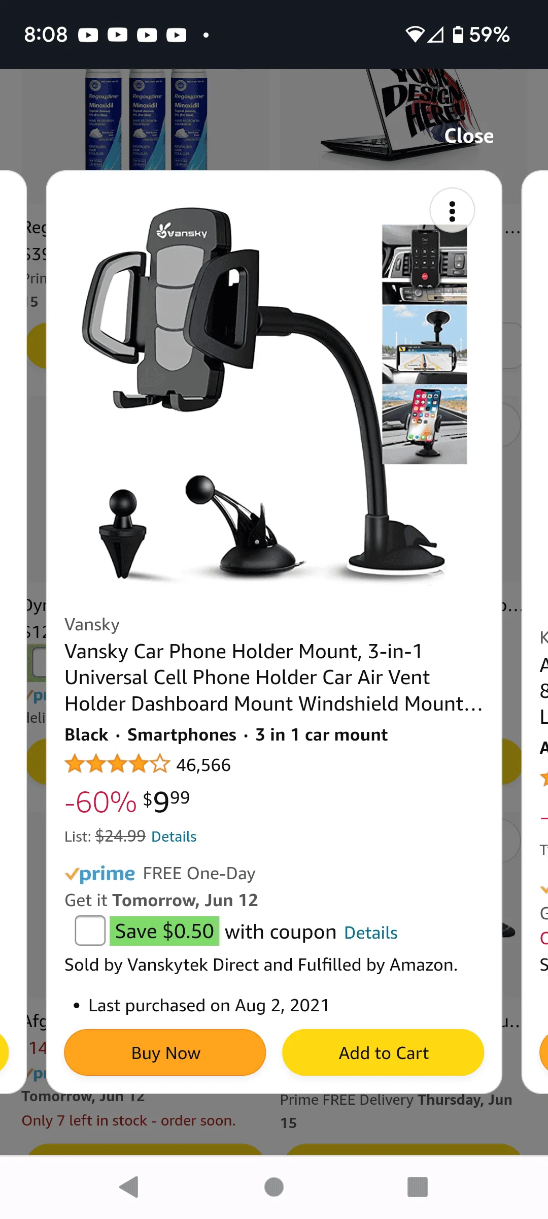 Ford Bronco Sport What are y'all doing for a phone mount? Screenshot_20230611-200834