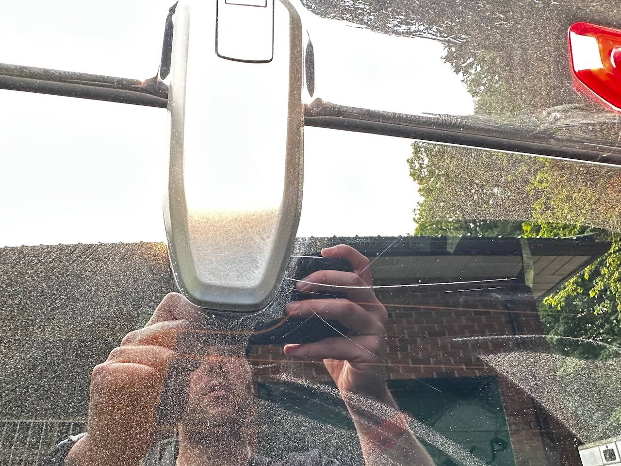 Ford Bronco Sport Scratched Tailgate Glass IMG_6899