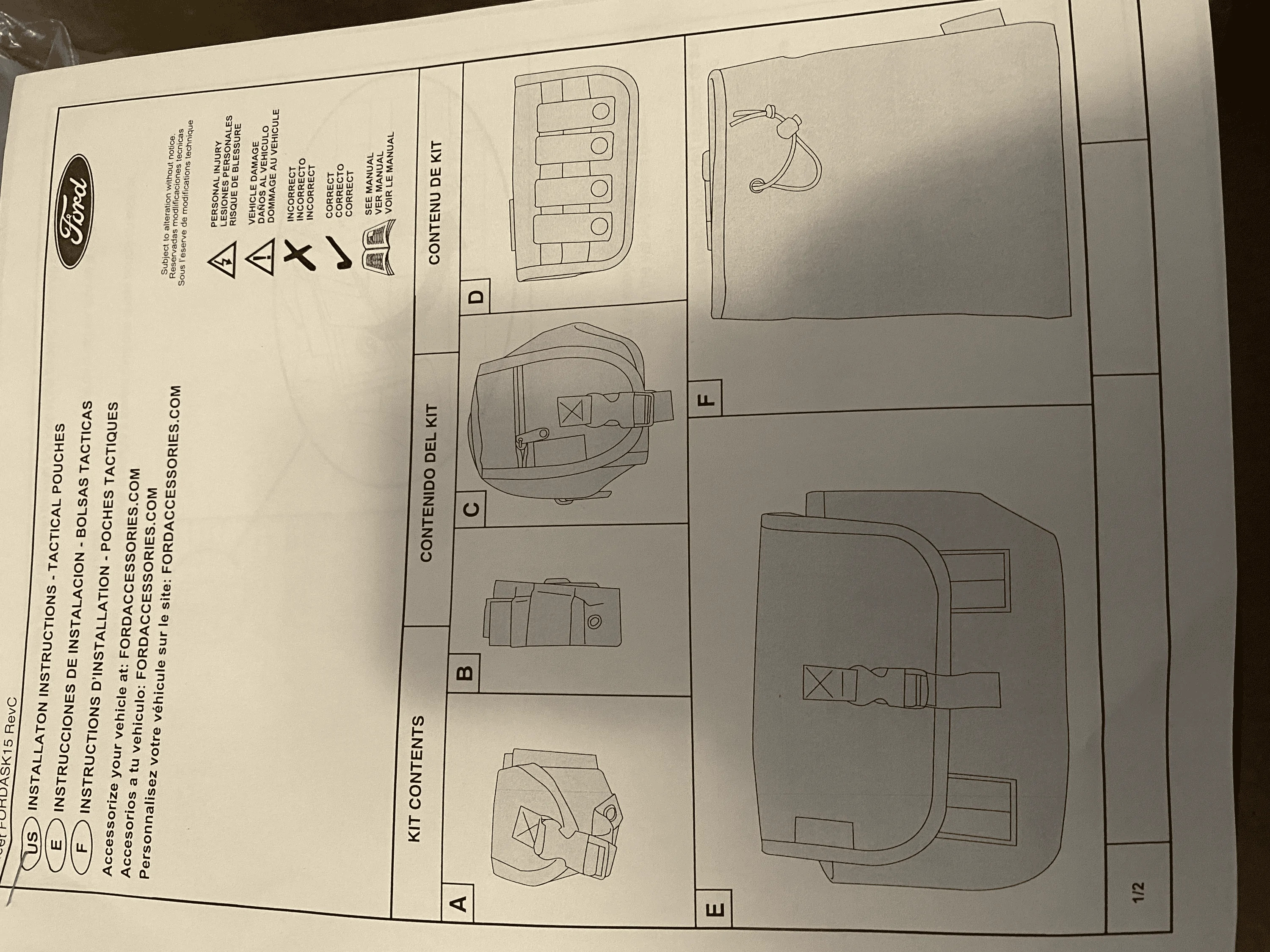 Ford Bronco Sport Ford Molle Bags - Photos tempImageZ0AbDR
