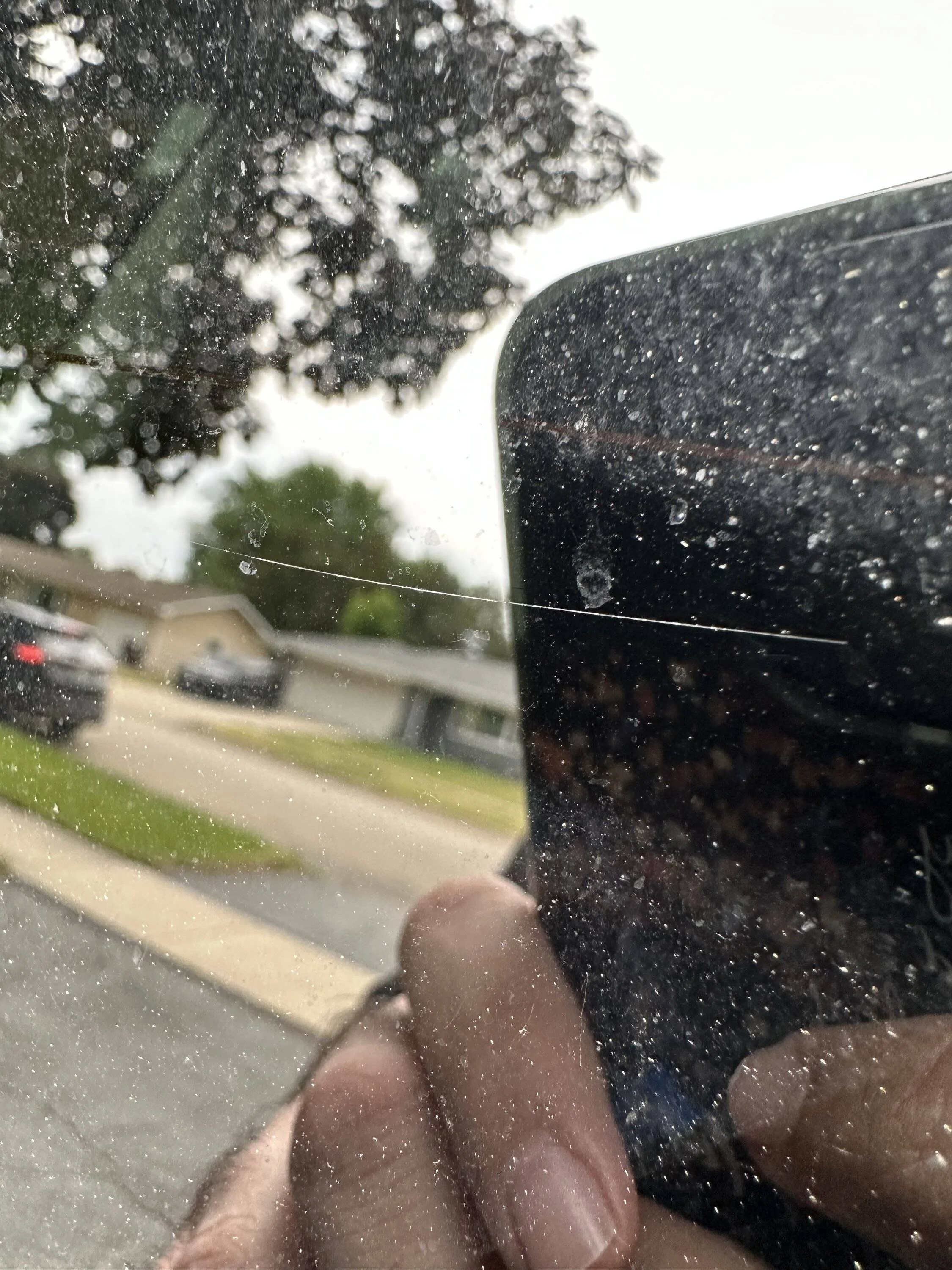 Ford Bronco Sport Scratched Tailgate Glass IMG_5287