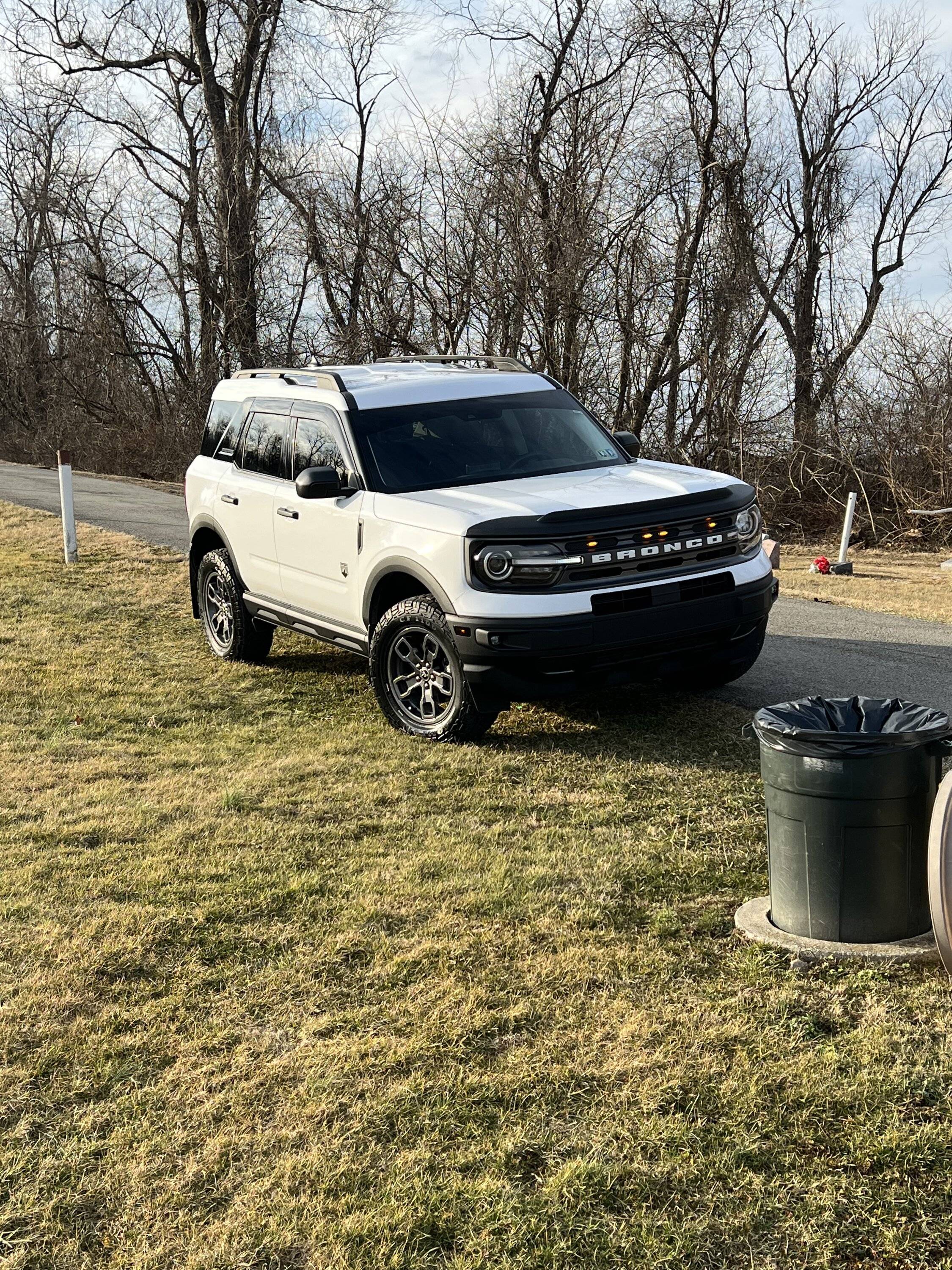 Ford Bronco Sport Raptor style grill marker lights cheap and easy IMG_1910