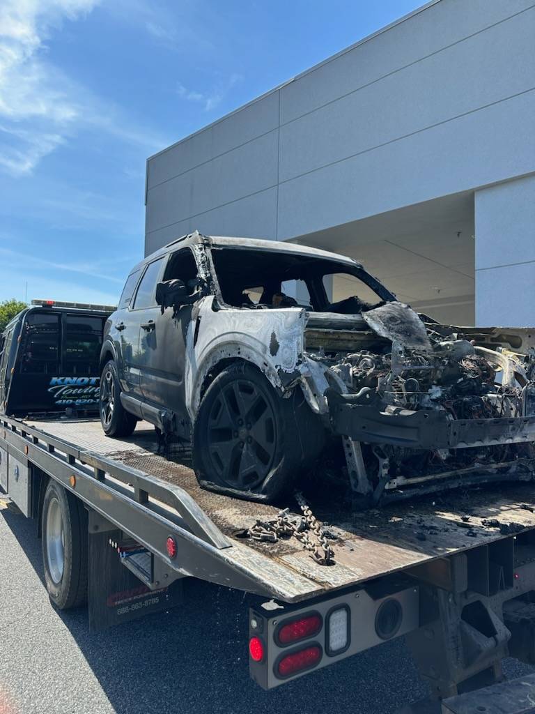 Ford Bronco Sport Fuel injector fire IMG_1040