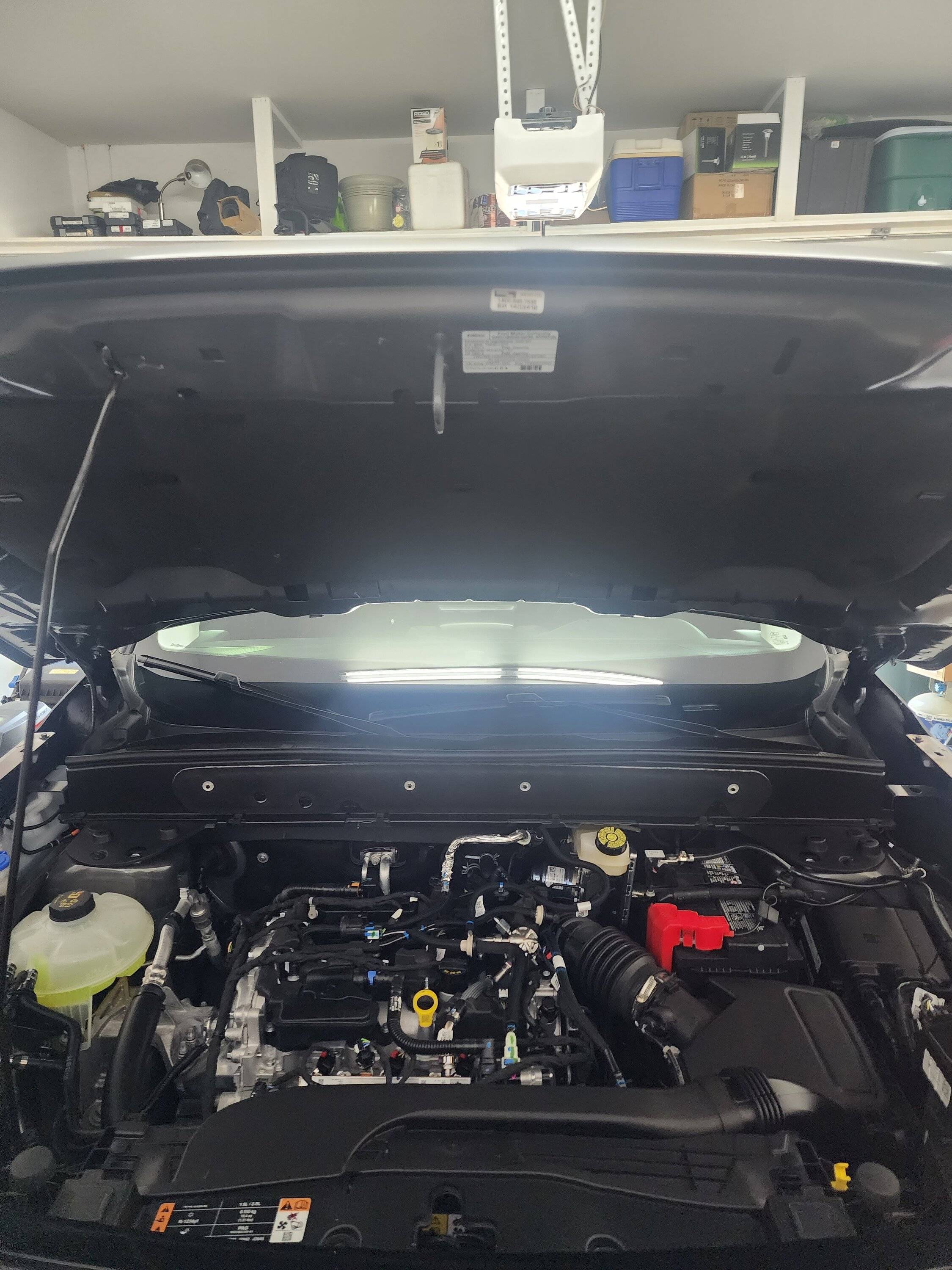 Ford Bronco Sport Hood insulator installed 20230616_105805