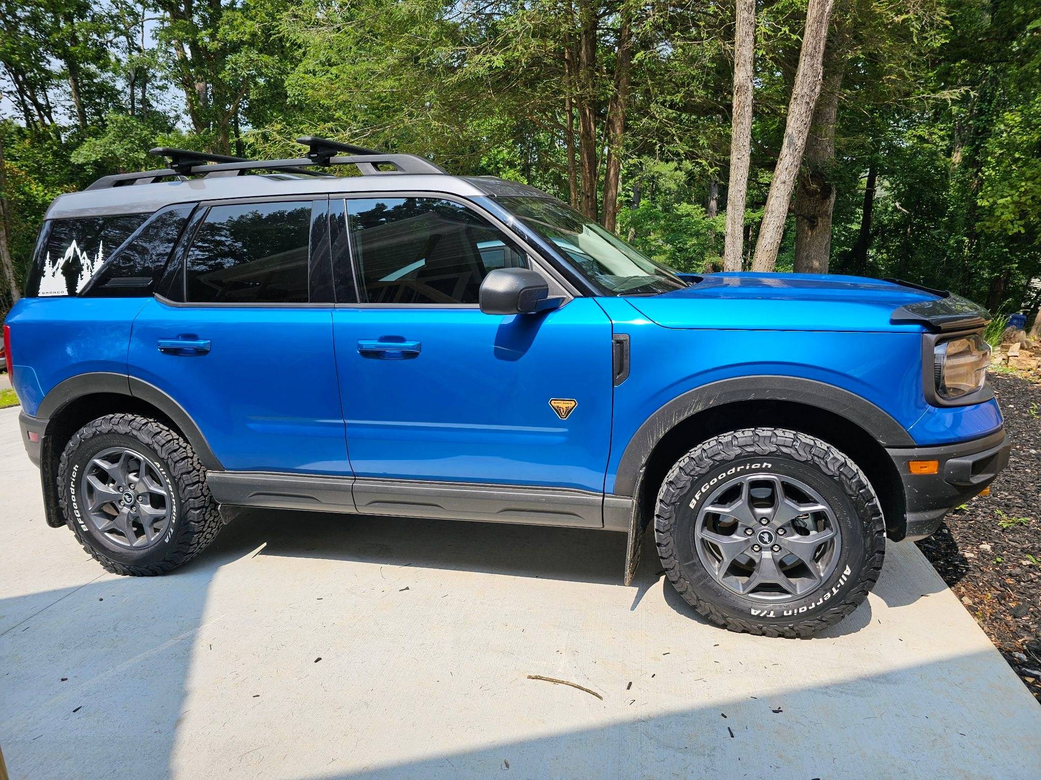 Ford Bronco Sport (Before & After Photos) BFG KO2 245/65R17 vs. Pirelli Scorpion 235/65R17 effects on aesthetics 1