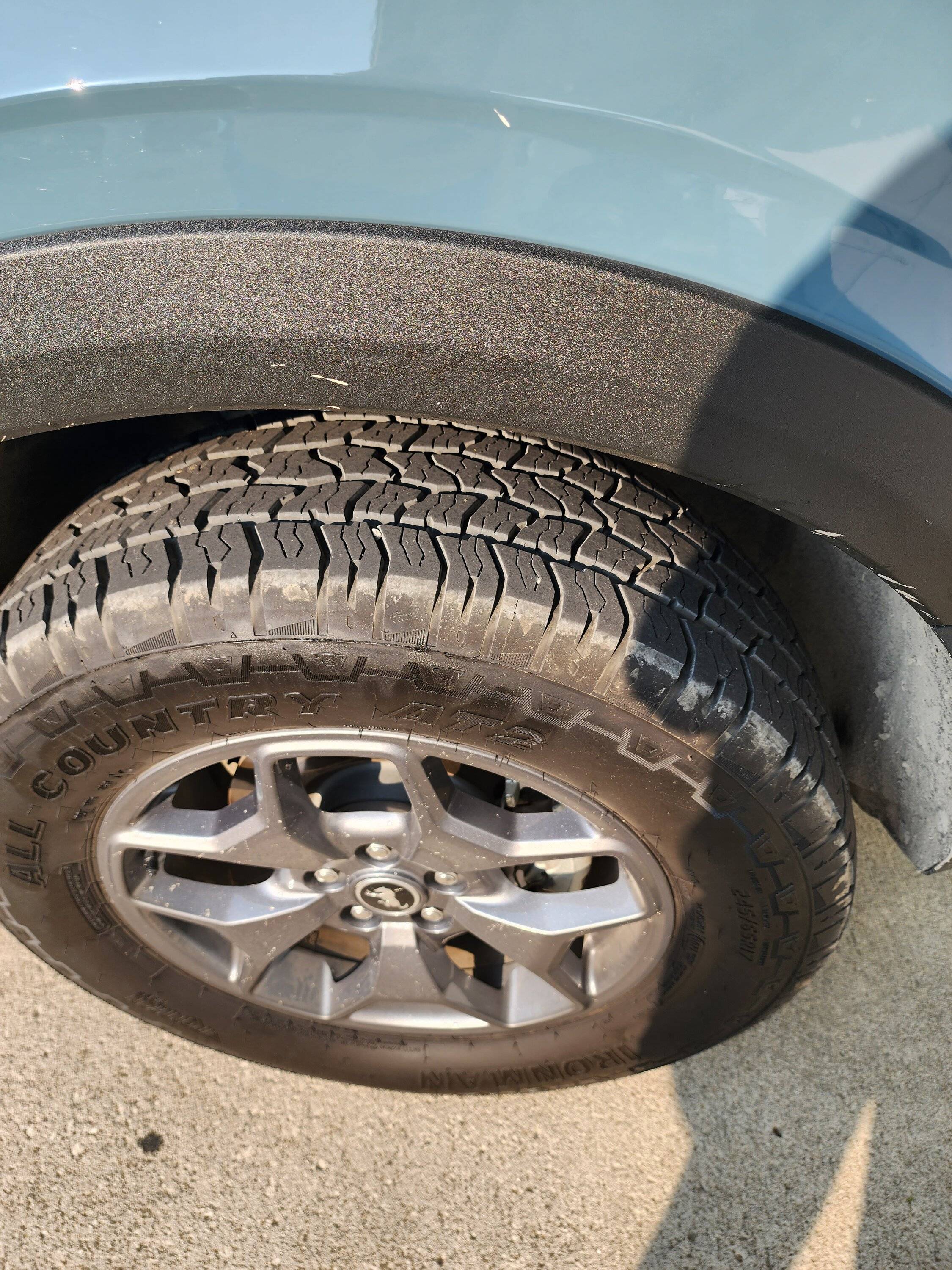 Ford Bronco Sport Stir the 245/65/17 tire pot 20230618_184643