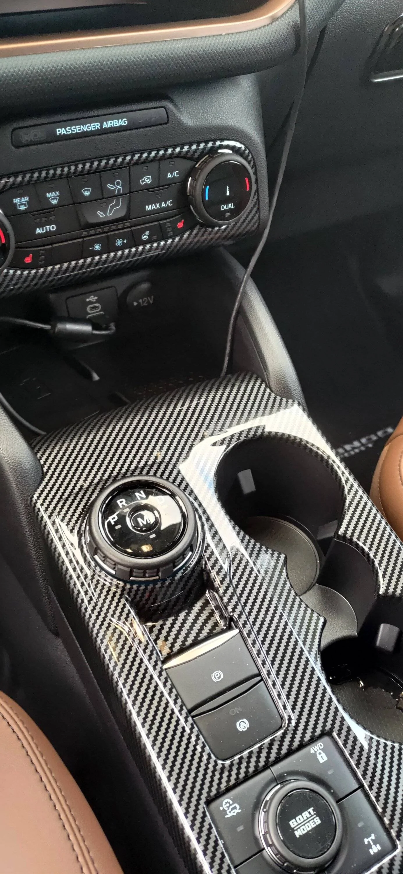 Ford Bronco Sport Plastic inside the bronco sport badlands P_20230703_190208