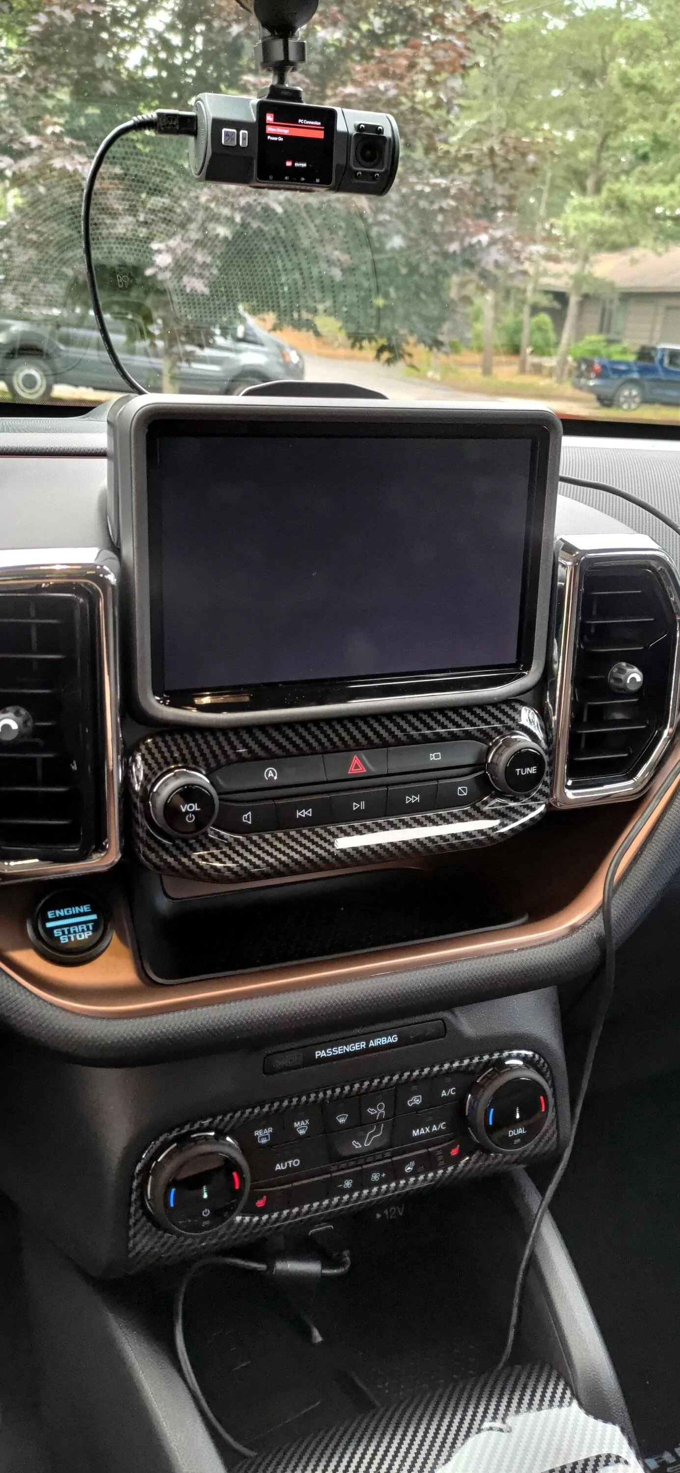 Ford Bronco Sport Plastic inside the bronco sport badlands P_20230703_190214