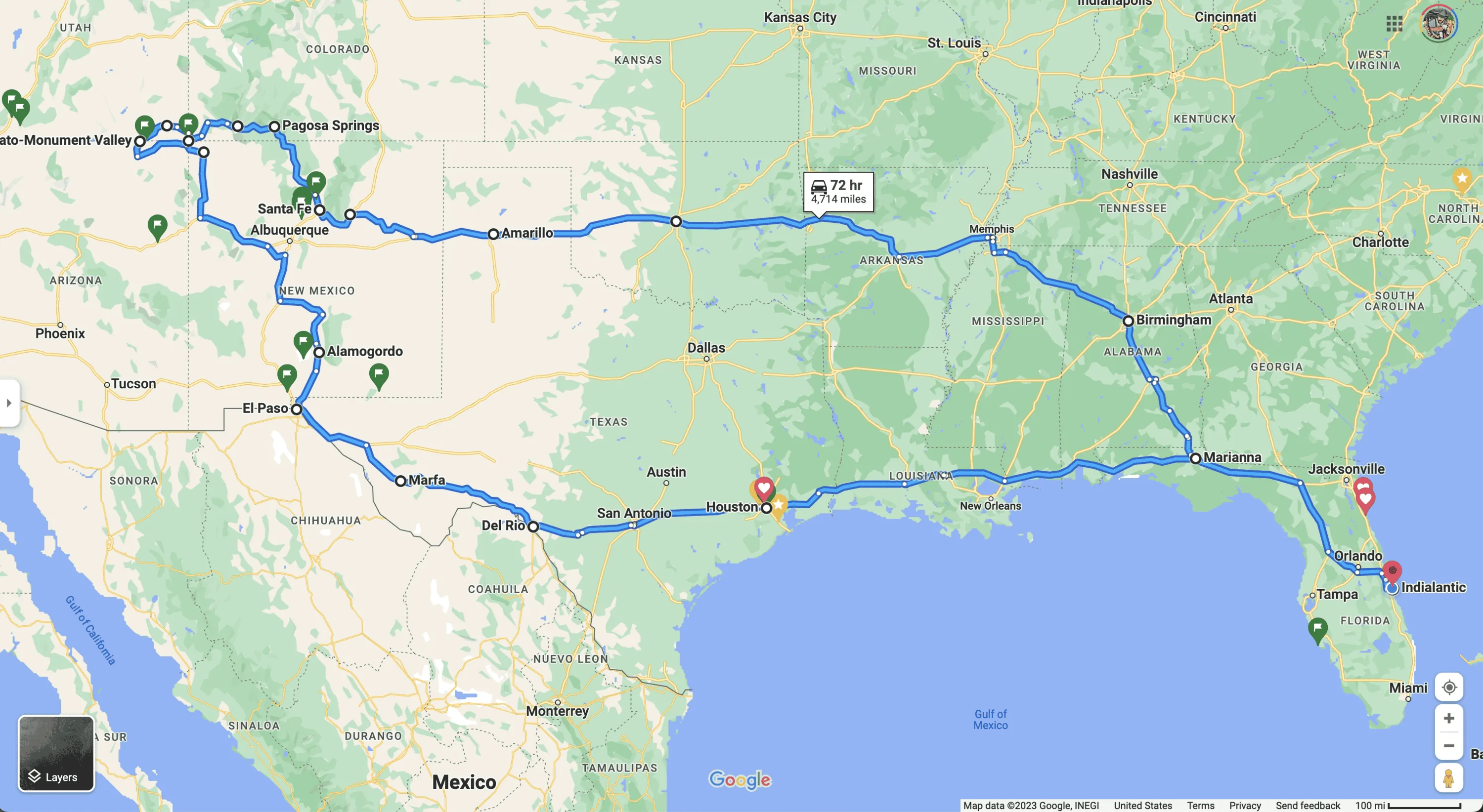 Ford Bronco Sport Cross Country Road Trip - Bronco Sport Review, MPG, Pictures Screenshot 2023-07-08 at 9.12.34 PM