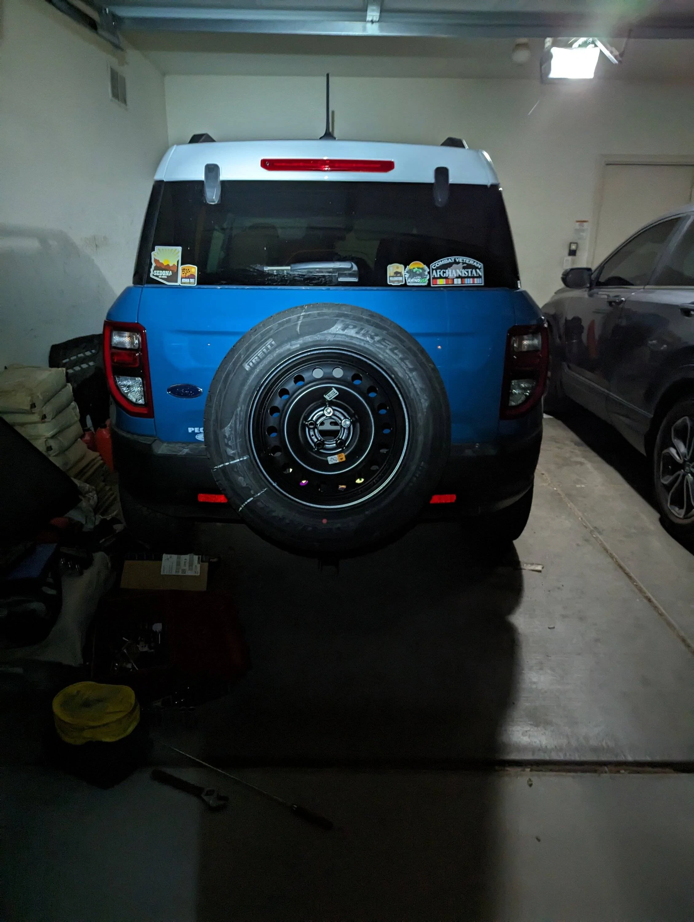 Ford Bronco Sport Amazon spare tire carrier PXL_20230709_035548471