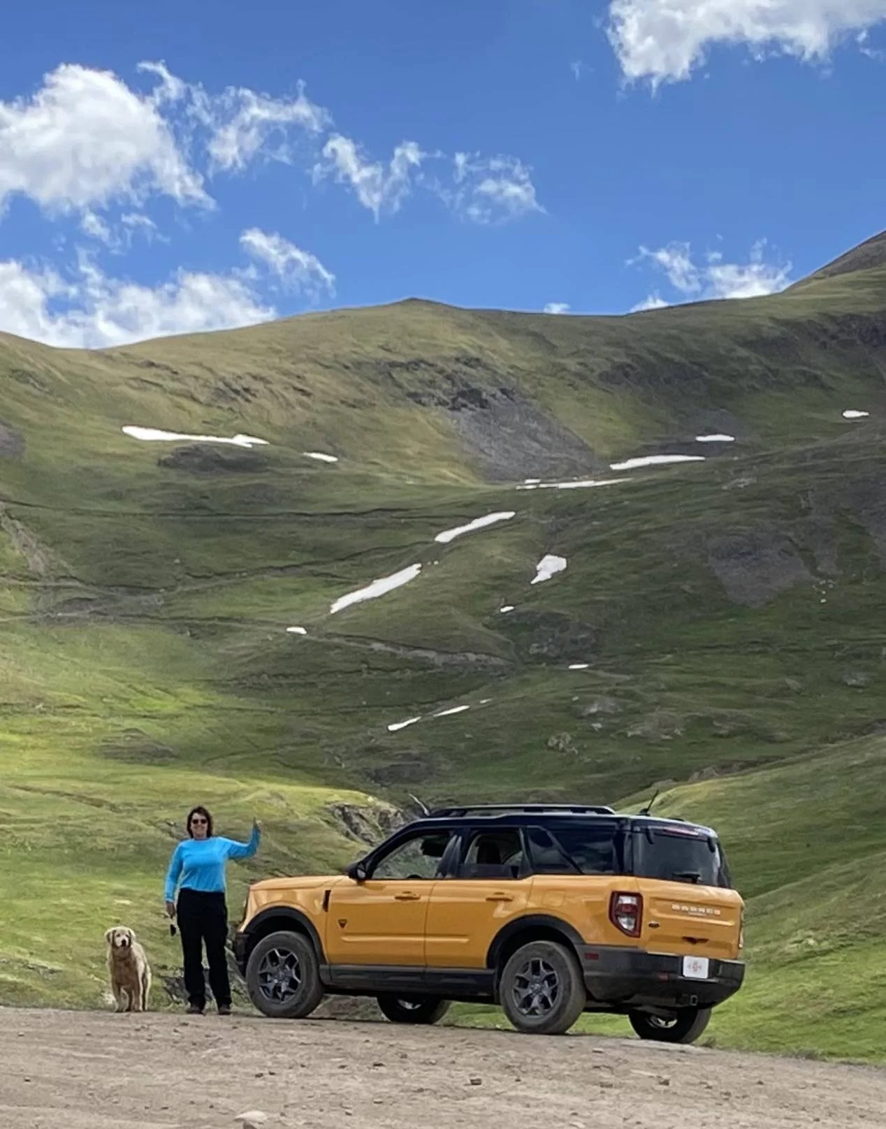 Ford Bronco Sport Completed Engineer Pass Road in CO with Bronco Sport Badlands IMG_2031