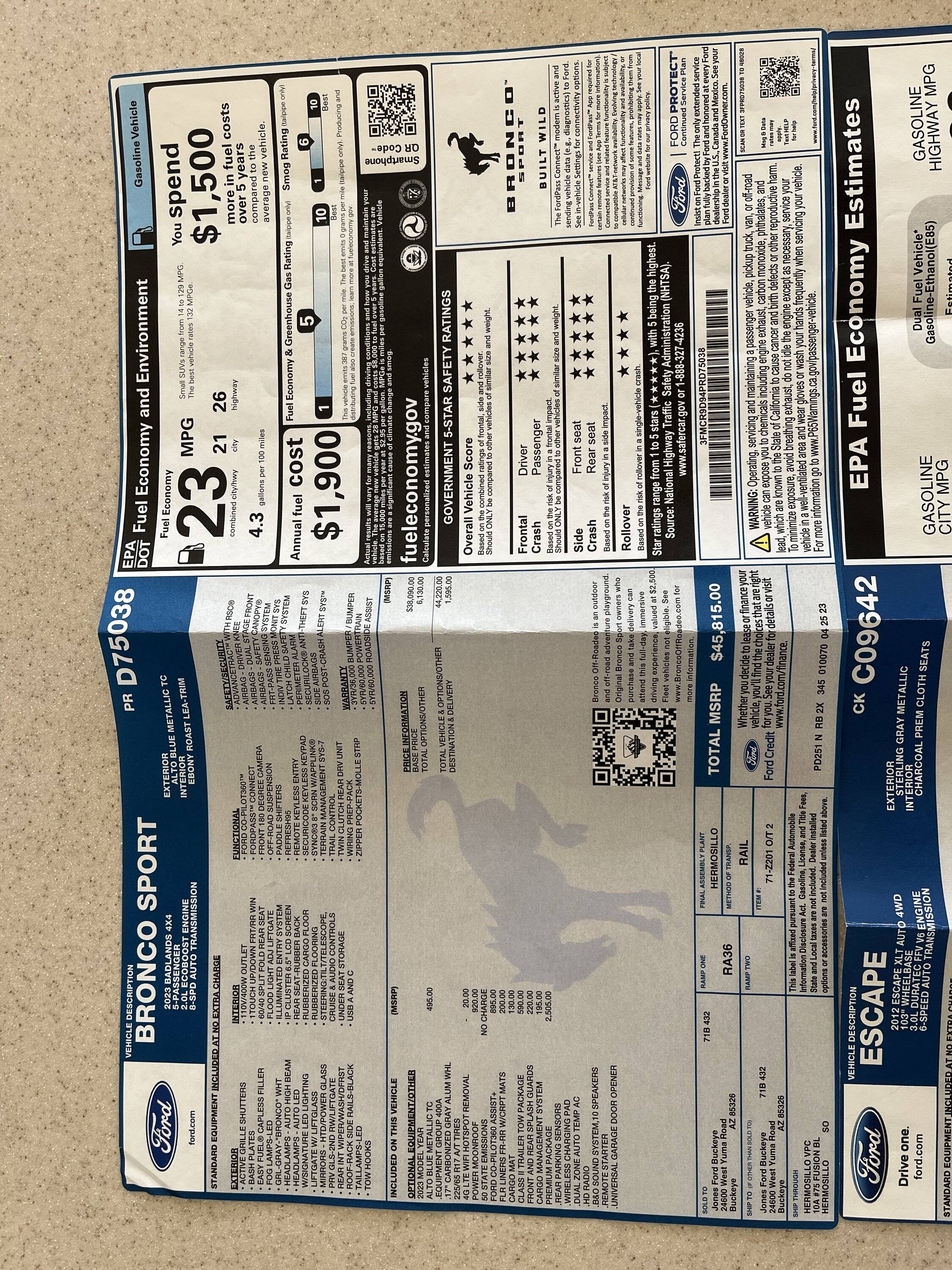 Ford Bronco Sport Official ALTO BLUE Bronco Sport Thread IMG-4264