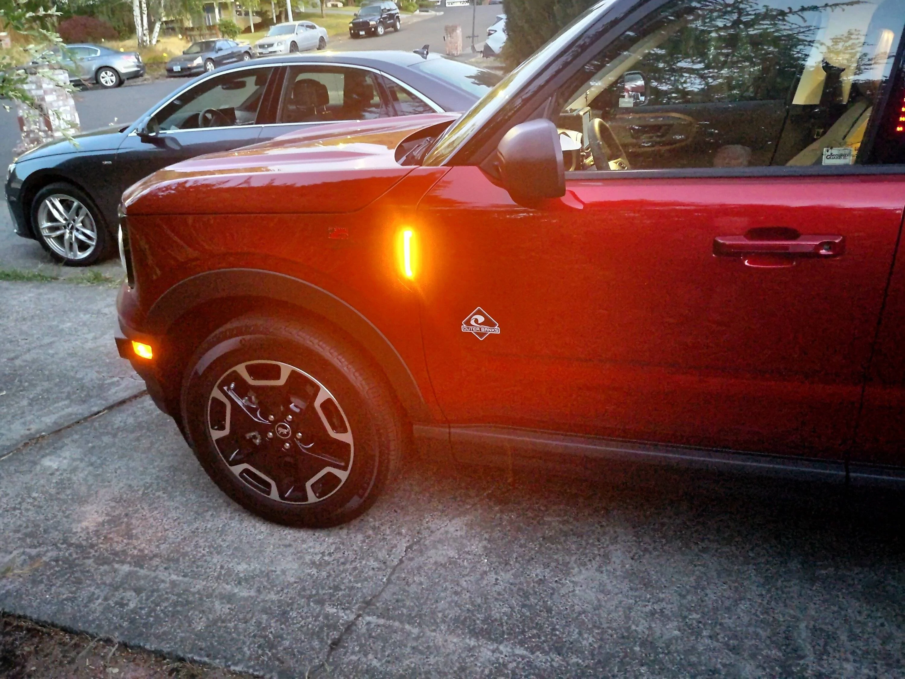 Ford Bronco Sport Installed Tectico Plug’N’Play side marker lights today IMG_20230715_212148