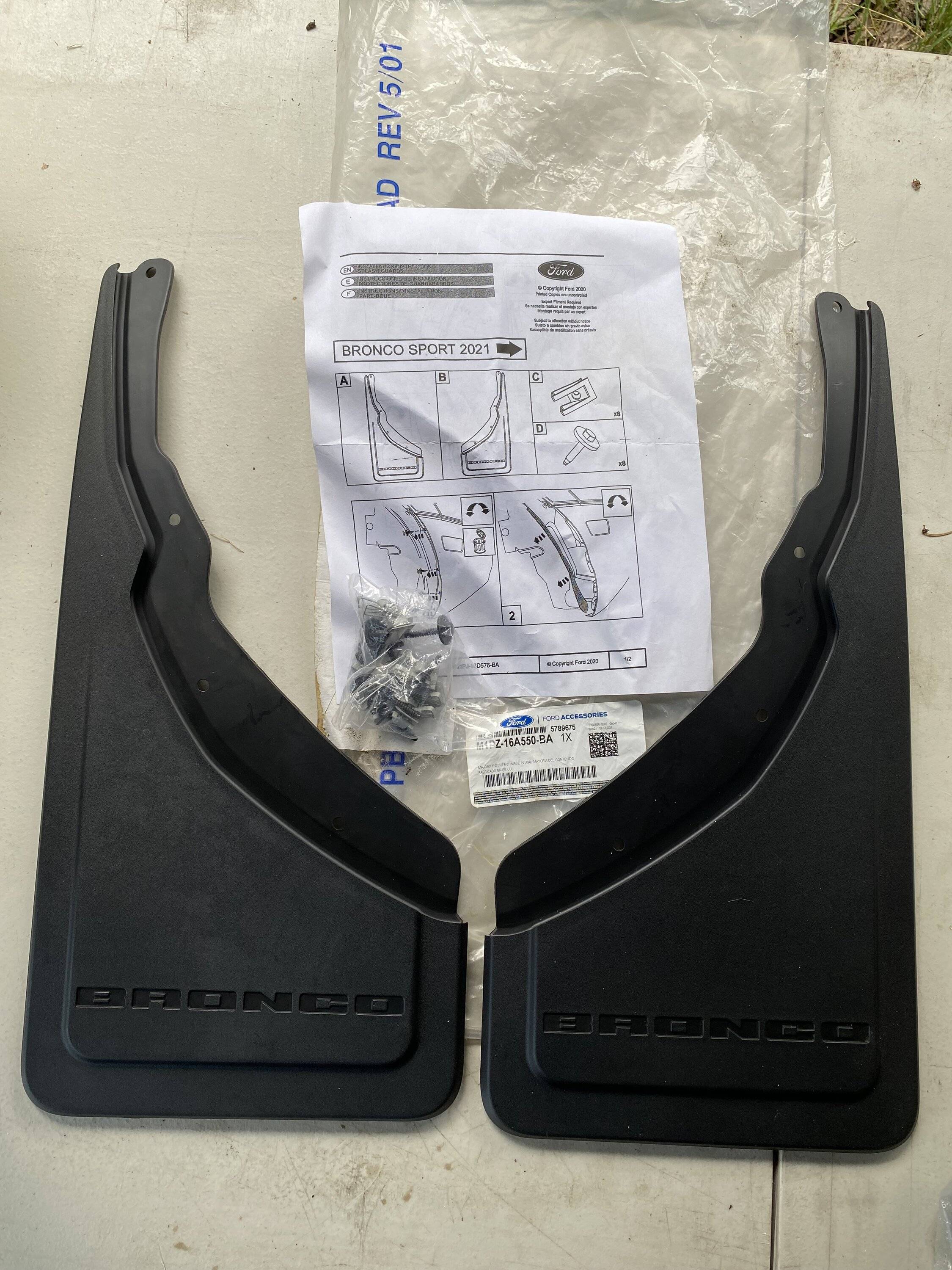 Ford Bronco Sport For Sale: Front & Rear mudflaps - in British Columbia IMG_4786