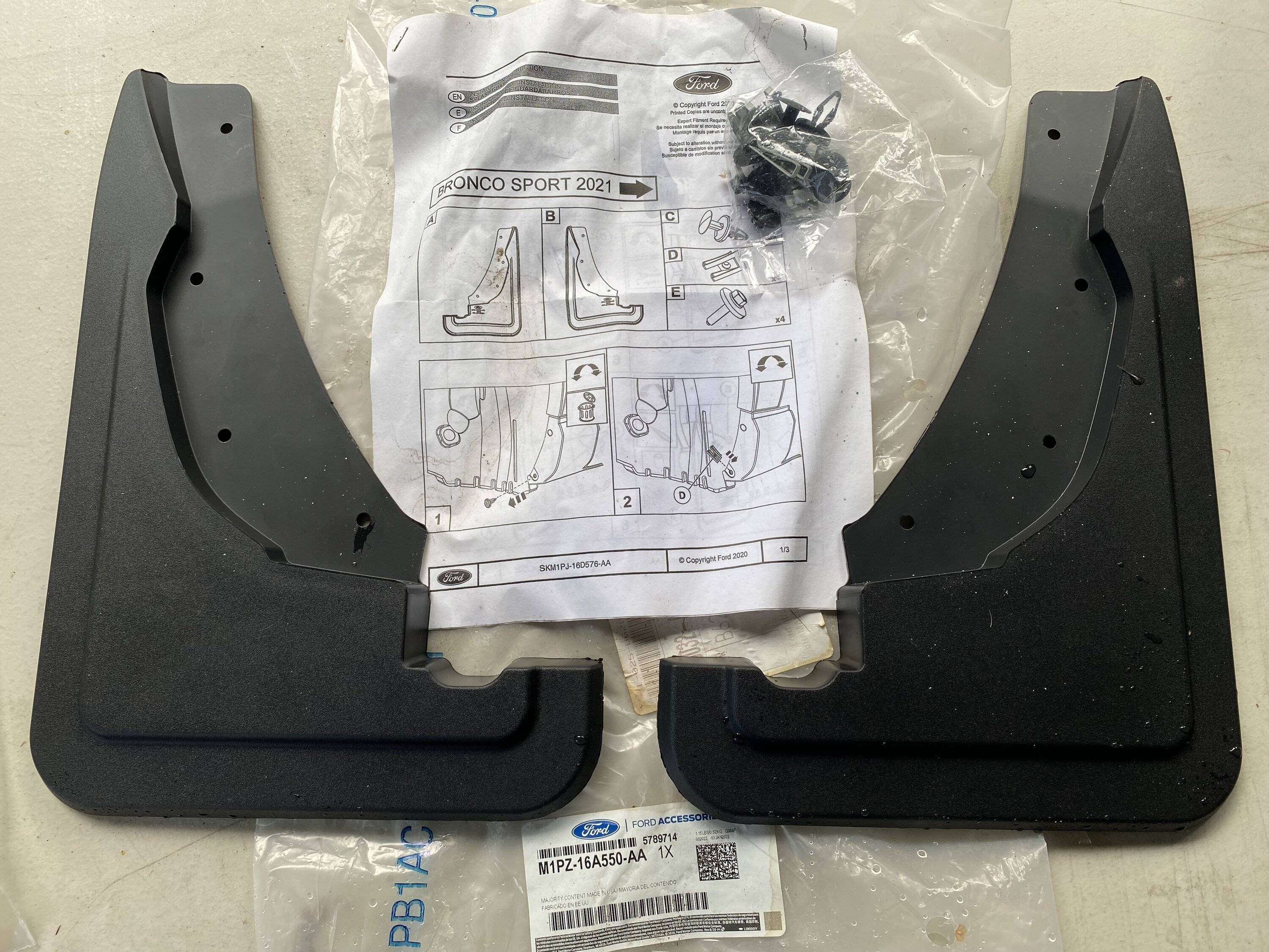 Ford Bronco Sport For Sale: Front & Rear mudflaps - in British Columbia IMG_4785