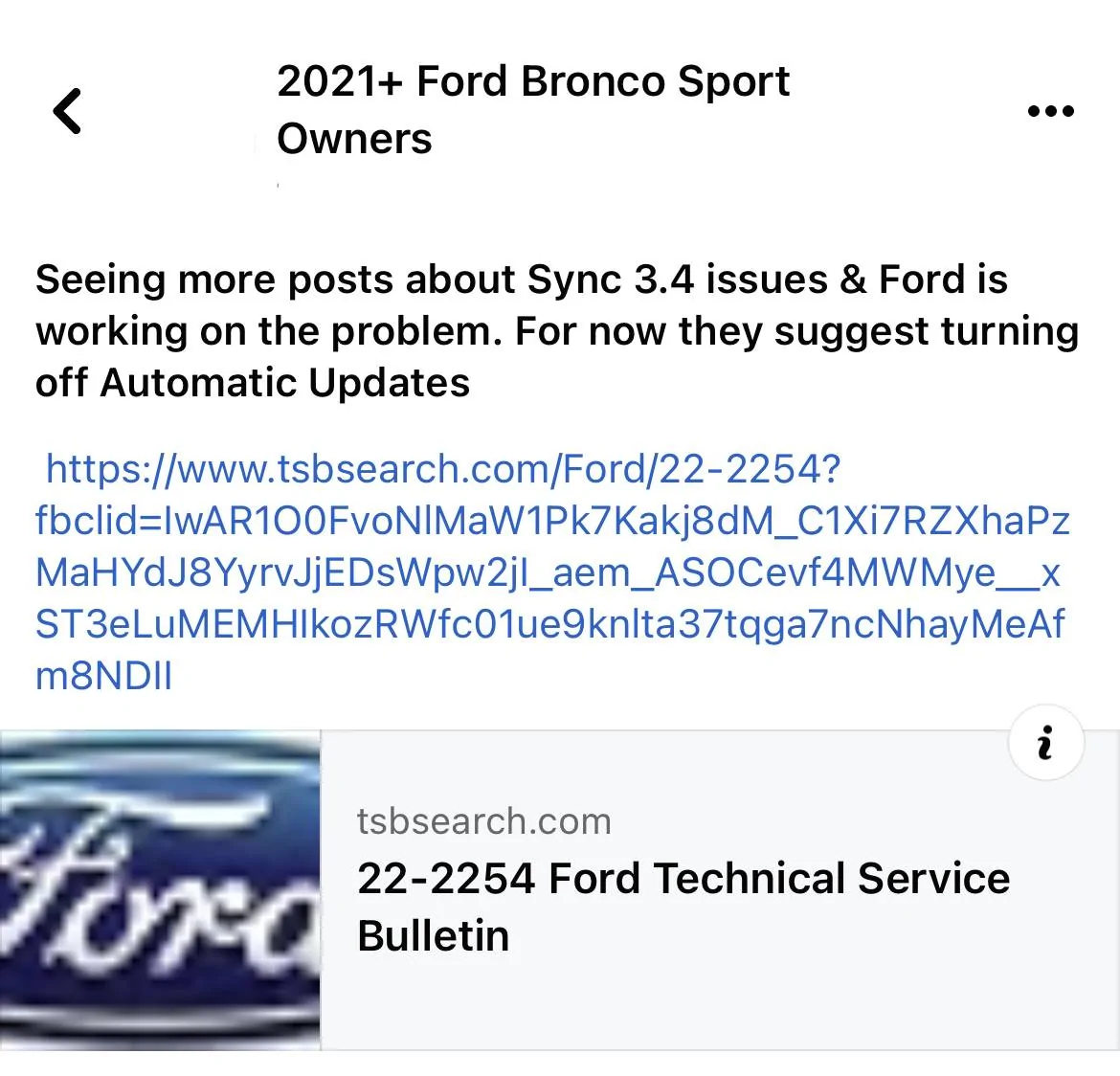 Ford Bronco Sport Sync 3.4 Build 22251 Default Issue 1690032521500