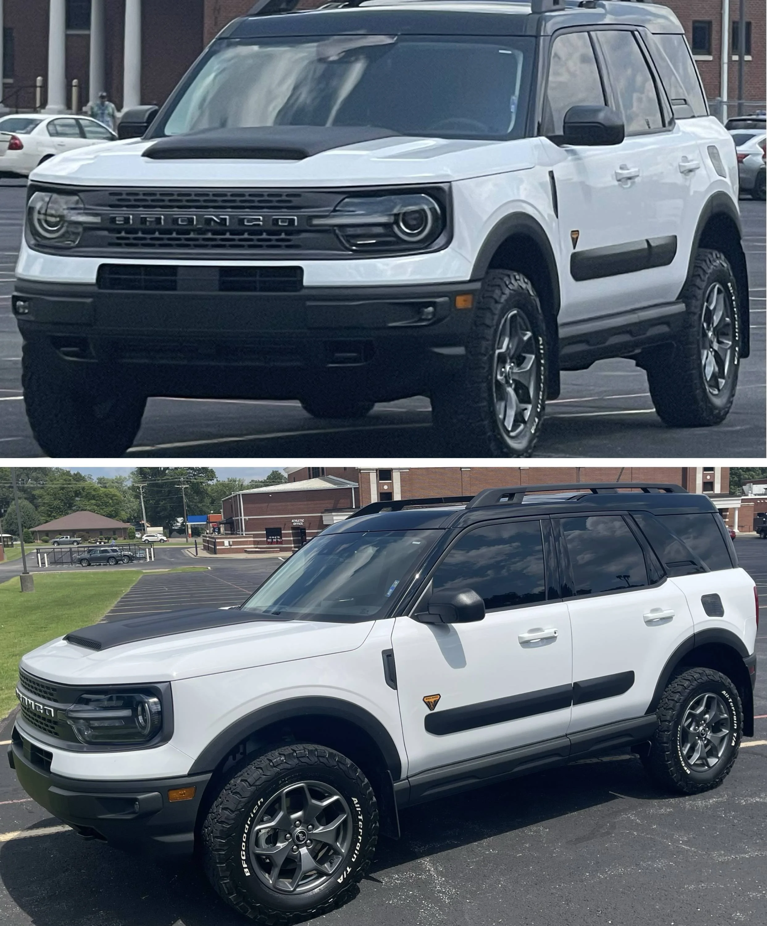 Ford Bronco Sport KO2’s and Hood Scoop. Badlands build is done! IMG_3014