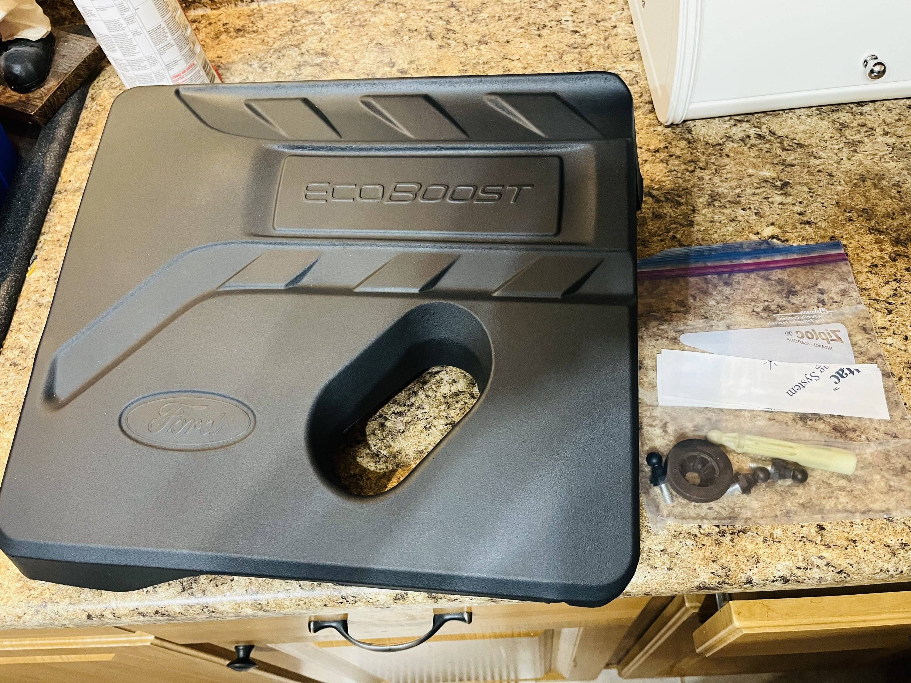 Ford Bronco Sport Scored this engine cover from Escape IMG_3759