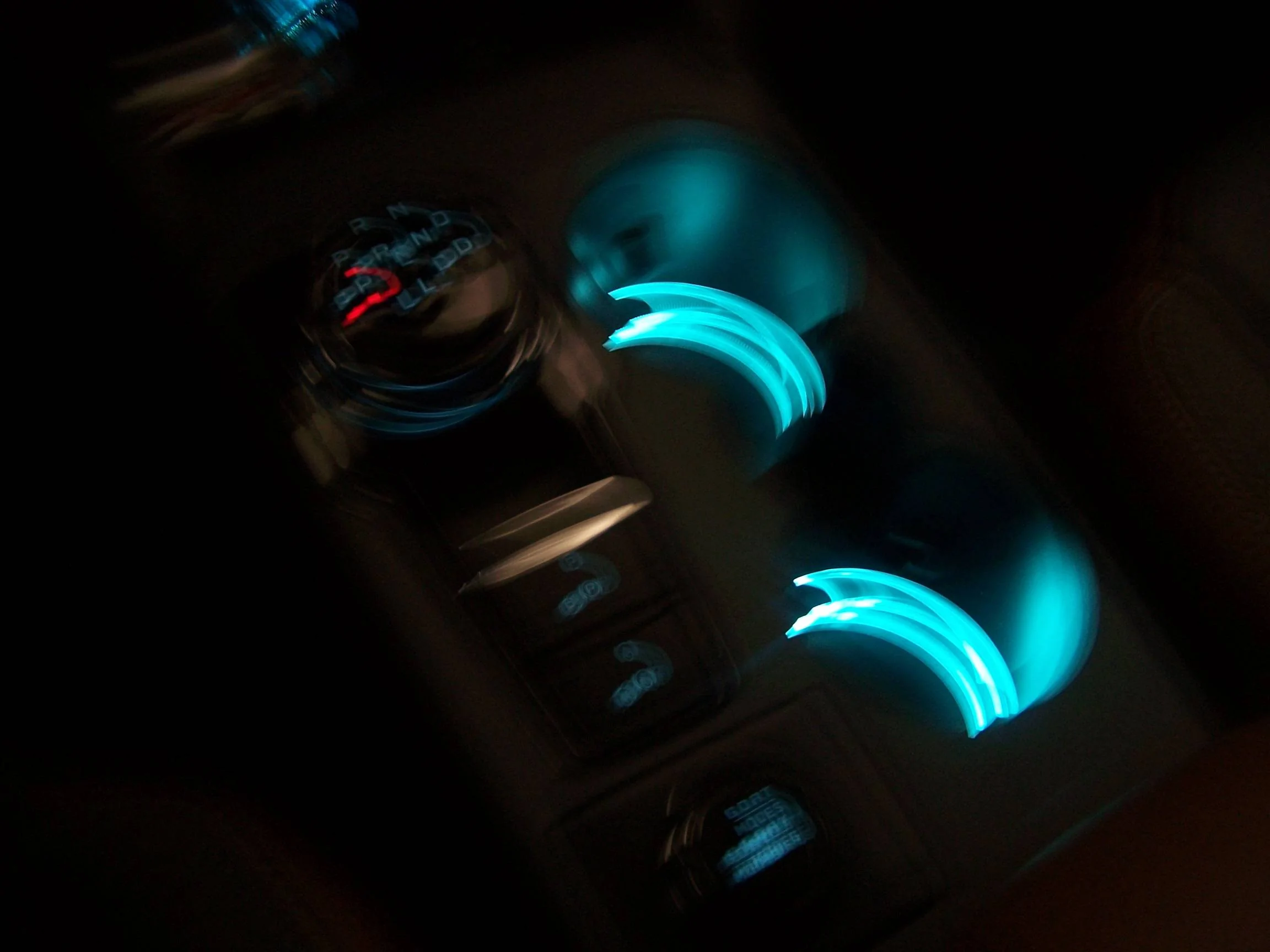 Ford Bronco Sport Cup Holder Ambient Lighting 100_6840