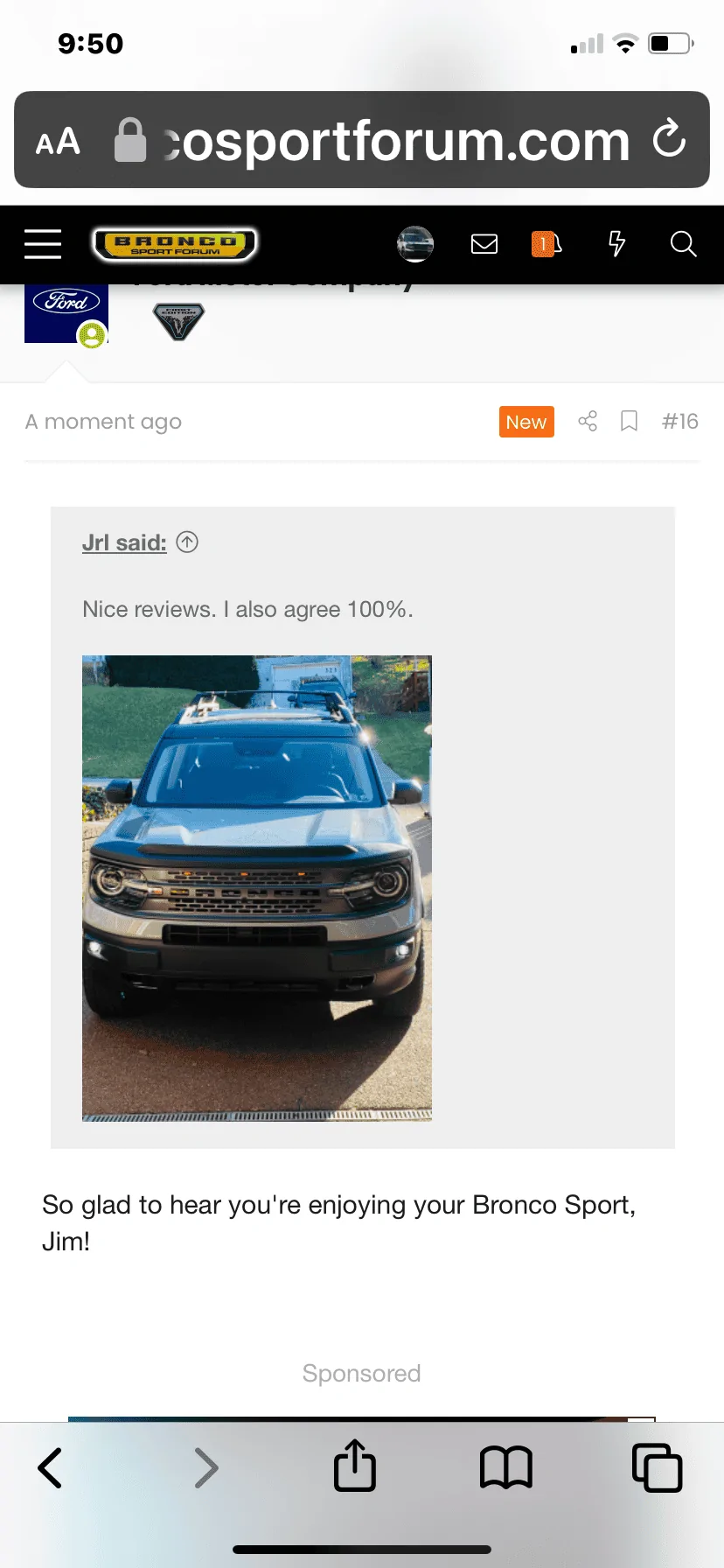 Ford Bronco Sport What did you do TO your Bronco Sport today? IMG_1068