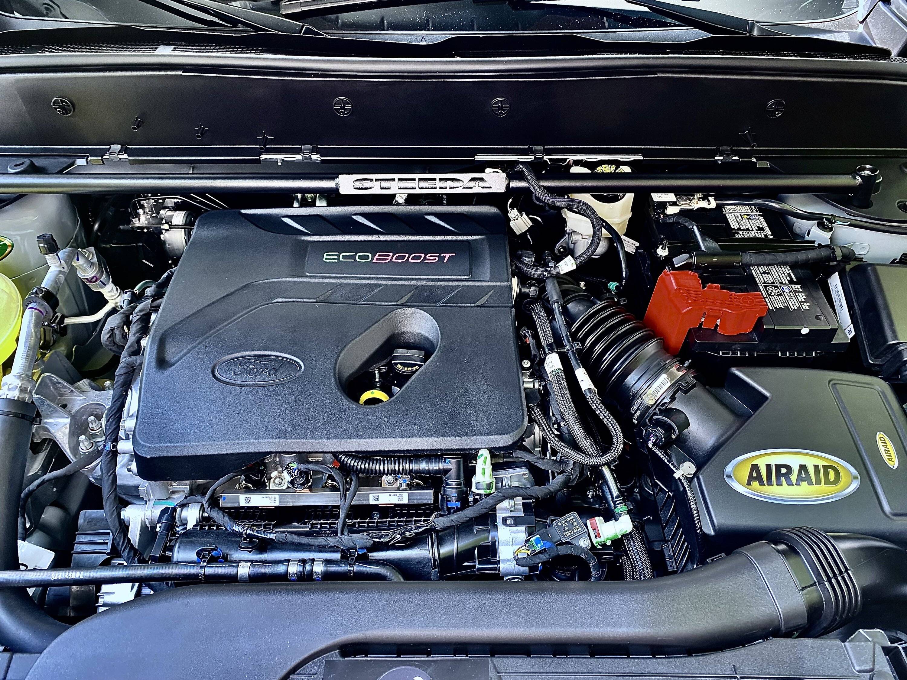 Ford Bronco Sport Steeda strut tower bar with lift kit IMG_2090 2