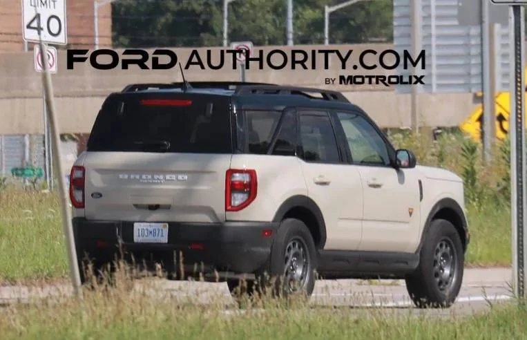 Ford Bronco Sport First Look at Desert Sand Color on 2024 Bronco Sport 2024-Ford-Bronco-Sport-Badlands-Desert-Sand-VA-First-Photos-Exterior-005-768x512
