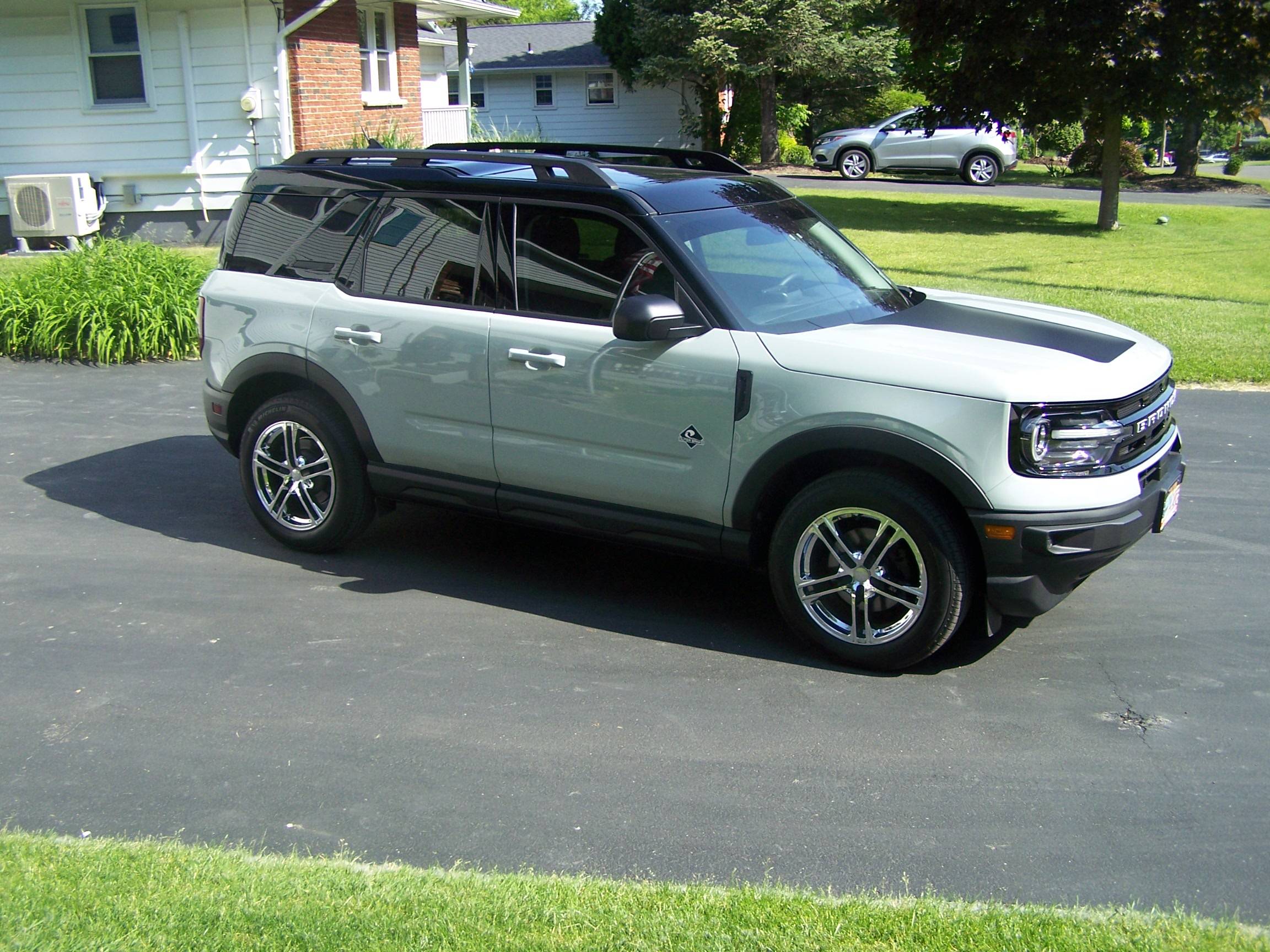 Ford Bronco Sport White roof wrap on Area 51 Bronco Sport 100_6783.JPG