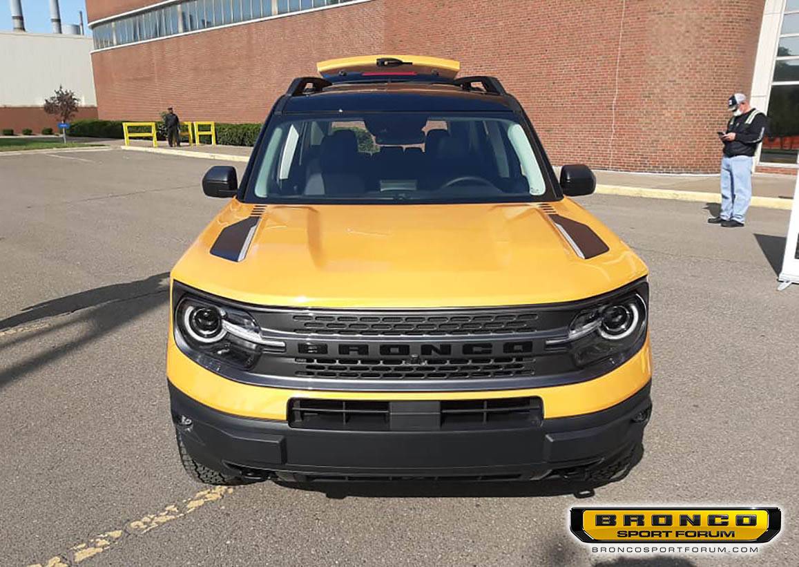 Ford Bronco Sport First Edition Bronco Sport Shown in Cyber Orange First Edition Bronco Sport Cyber Orange Front