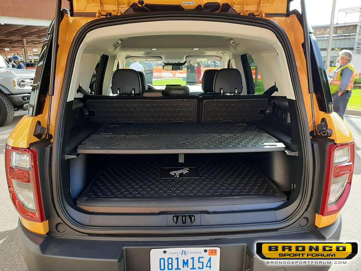 Ford Bronco Sport First Edition Bronco Sport Shown in Cyber Orange First Edition Bronco Sport Cyber Orange Rear