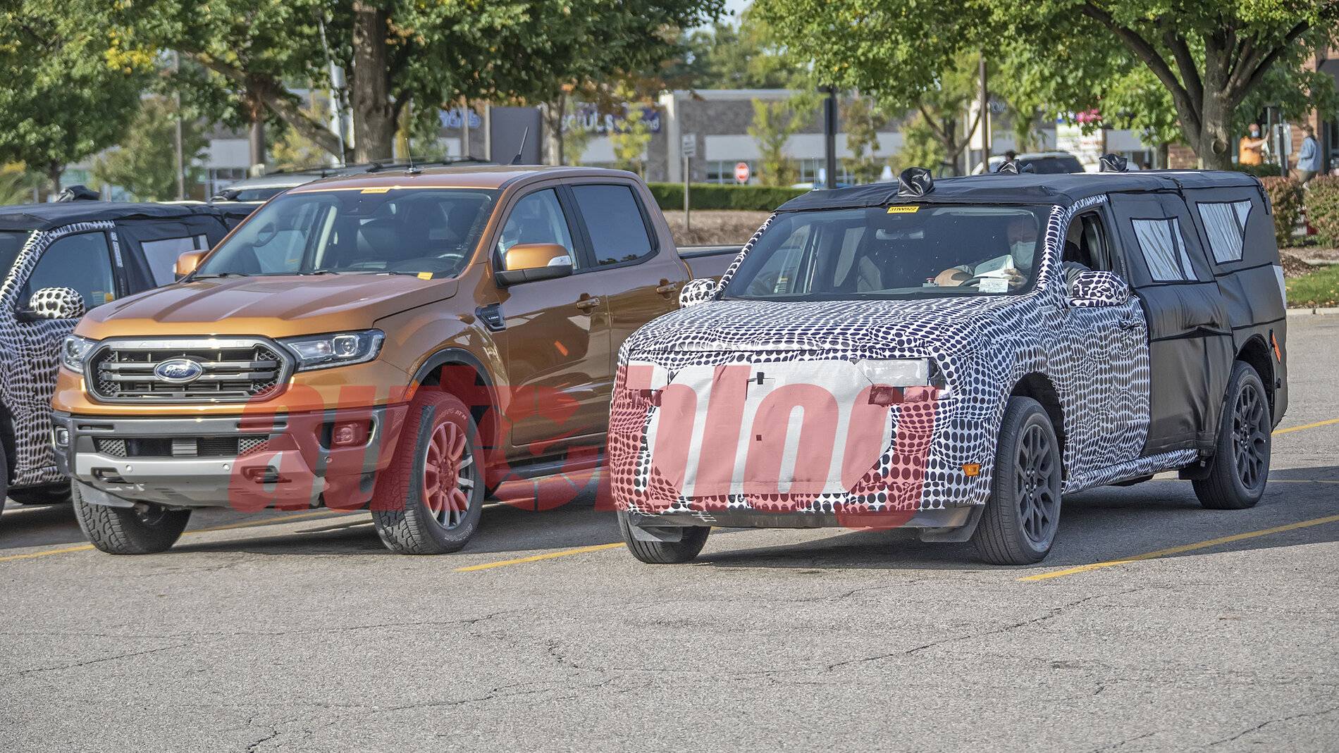Ford Bronco Sport New Ford Maverick spy photos reveal size, suspension details FordMaverick.Ranger14.KGP_