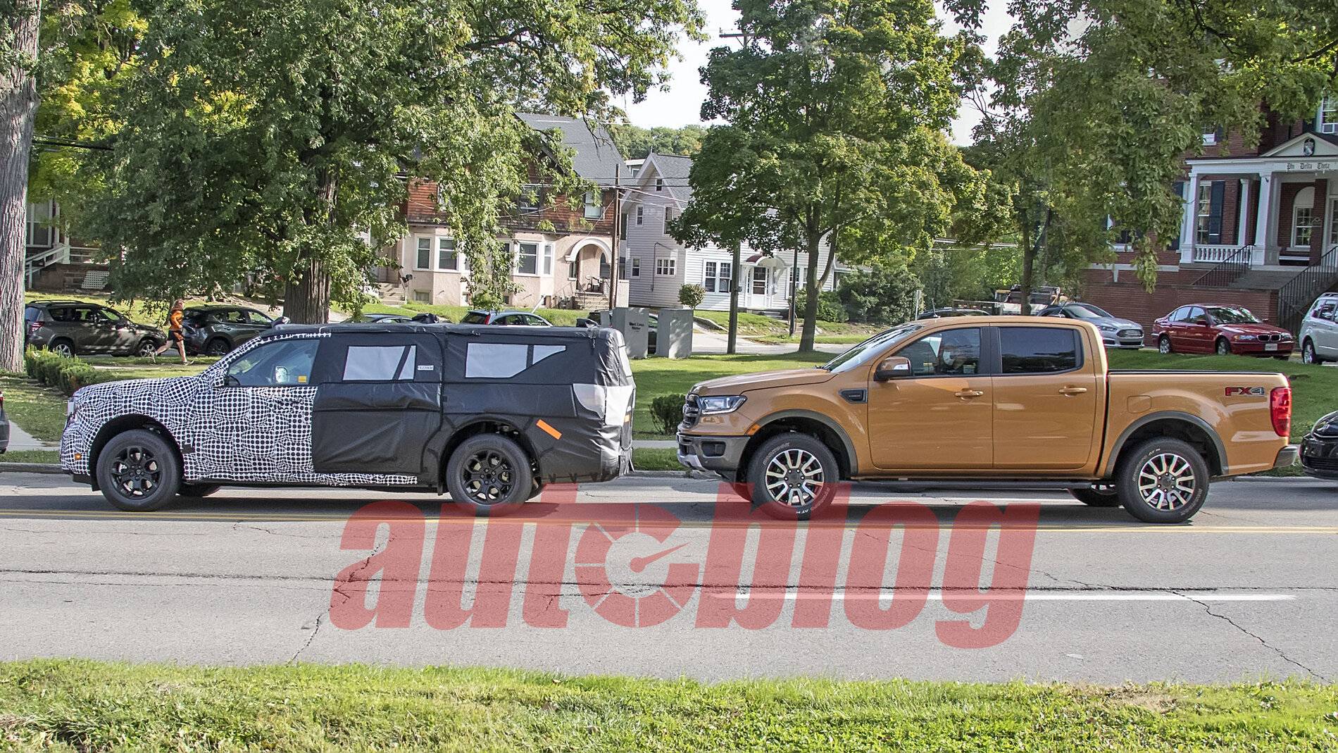Ford Bronco Sport New Ford Maverick spy photos reveal size, suspension details FordMaverick.Ranger01.KGP_
