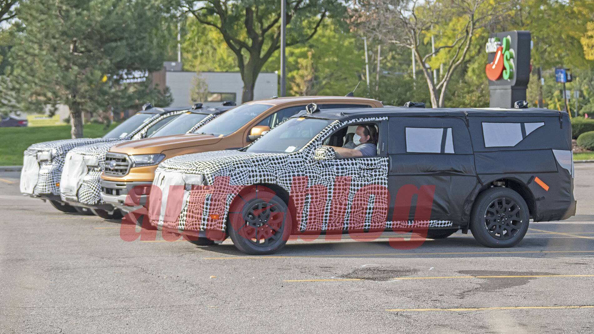 Ford Bronco Sport New Ford Maverick spy photos reveal size, suspension details FordMaverick.Ranger11.KGP_