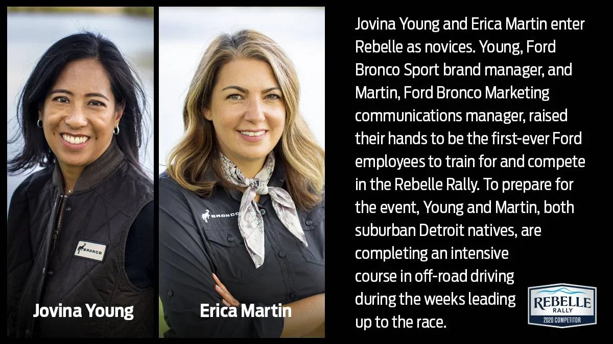 Ford Bronco Sport Three Bronco Sports will compete in Rebelle Rally, the off-road navigation rally raid race EixPbj0WsAALpT4-2