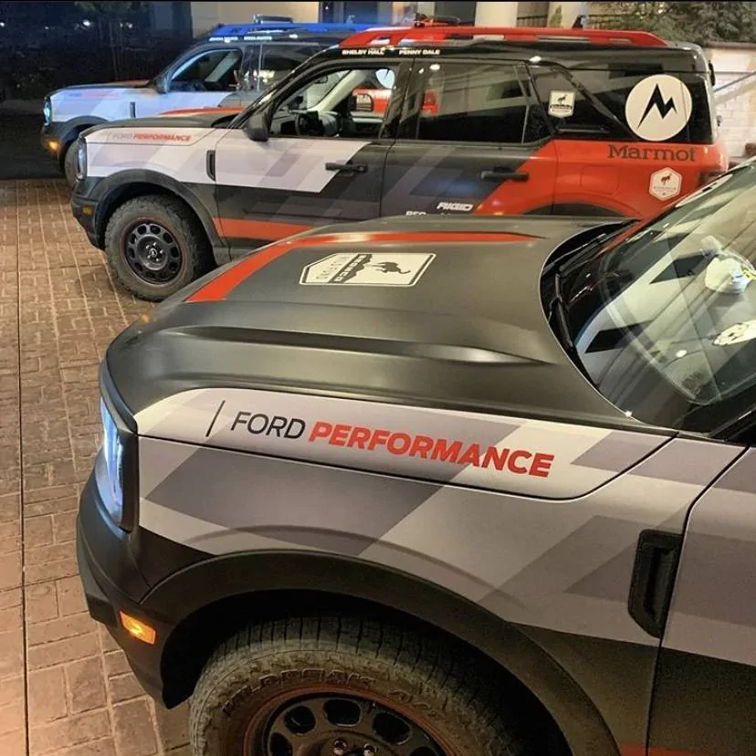 Ford Bronco Sport Bronco Sport trim badges are reflective 313965F5-6FBD-4B4F-8DA7-C67B0C248162