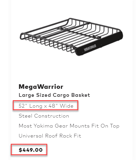 Ford Bronco Sport Accessory Specs 1603476354821