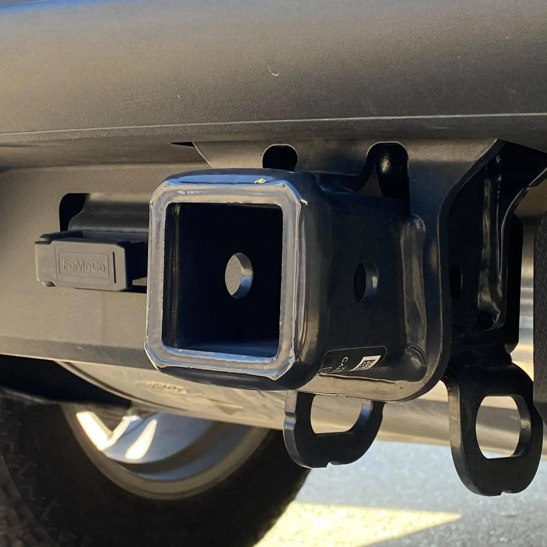 Ford Bronco Sport Bronco Sport Badlands closeup photos inside and out 2021 Bronco Sport trailer hitch