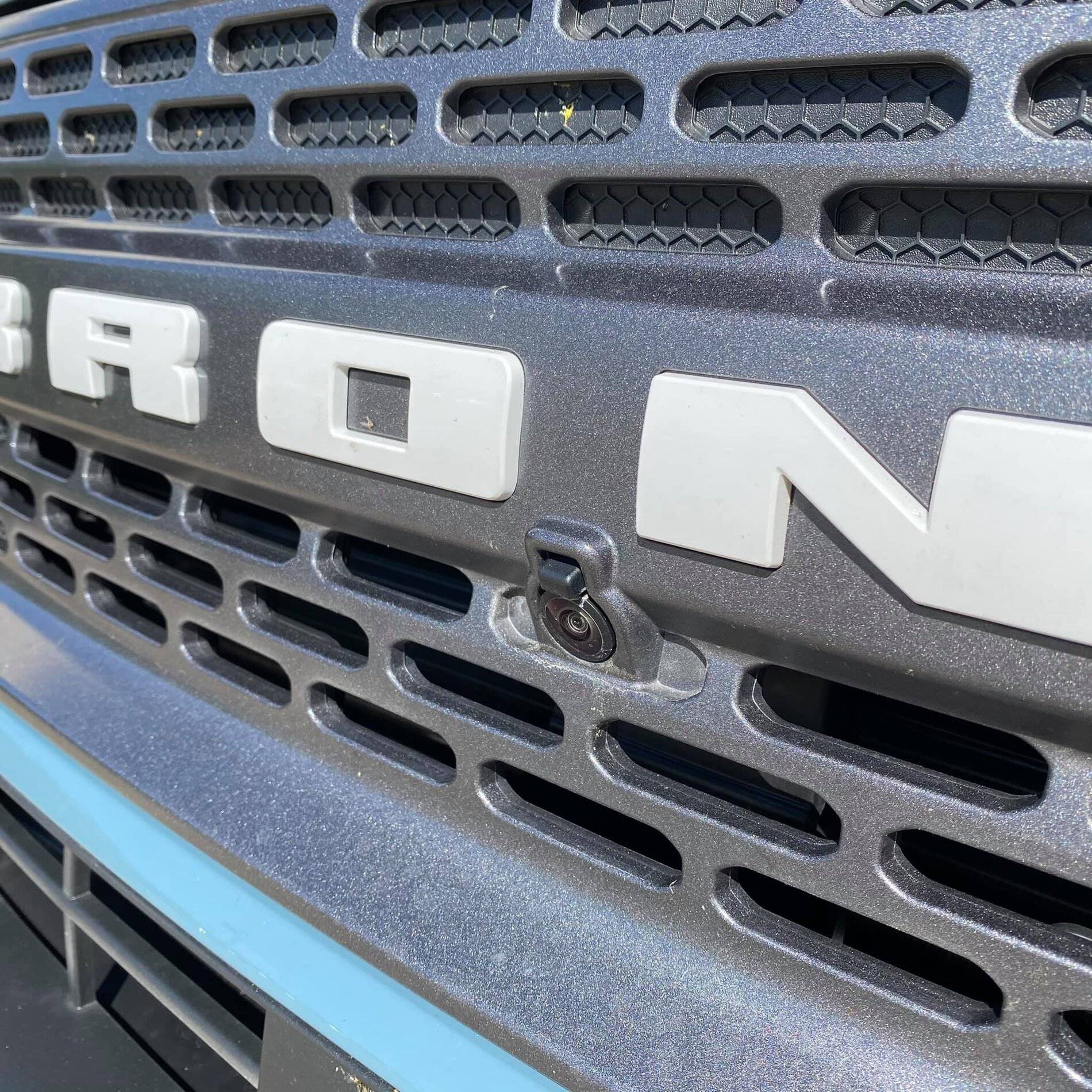 Ford Bronco Sport Bronco Sport Badlands closeup photos inside and out 2021 Ford Bronco Sport front camera location